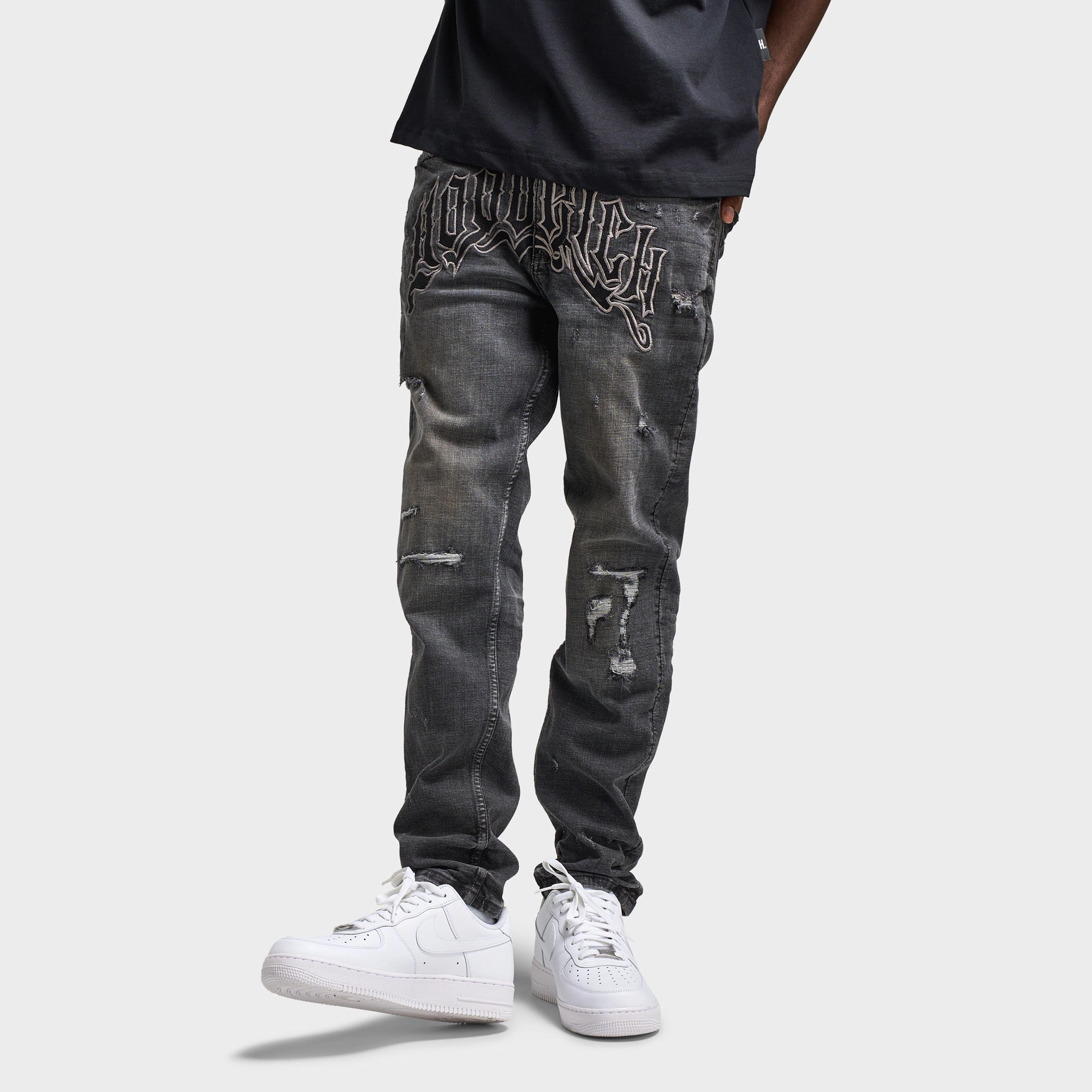 Hoodrich Ritual Denim Pants / Black Traveler Gear Summer Vibes Fashion Lover Eco Friendly Lightweight Modern