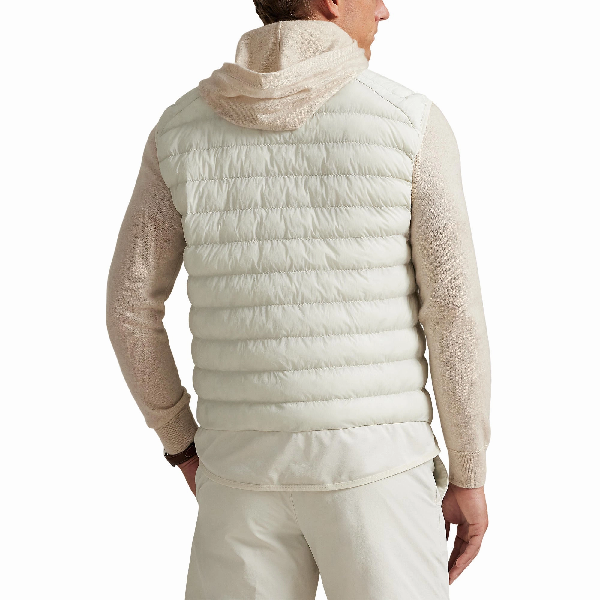 RLX Ralph Lauren Lightweight Performance Golf Gilet - Stone Pebble Authentic