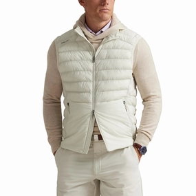RLX Ralph Lauren Lightweight Performance Golf Gilet - Stone Pebble quick - drying clothing Adult's