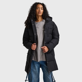 Functional Look Down Stuffed Supply & Demand Women's Auden Jacket / Black