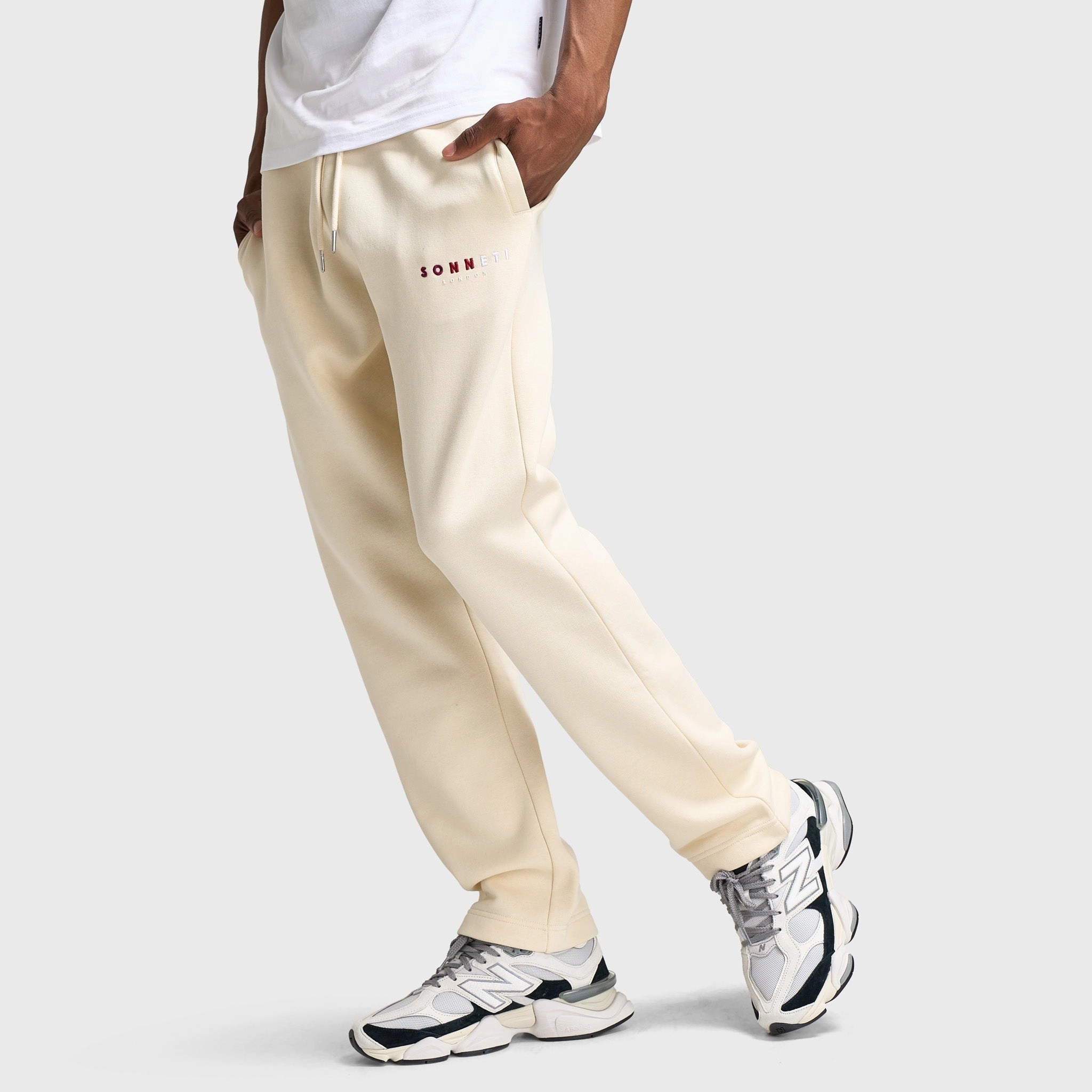 anti static Sonneti Hare Open Hem Pants / Cream