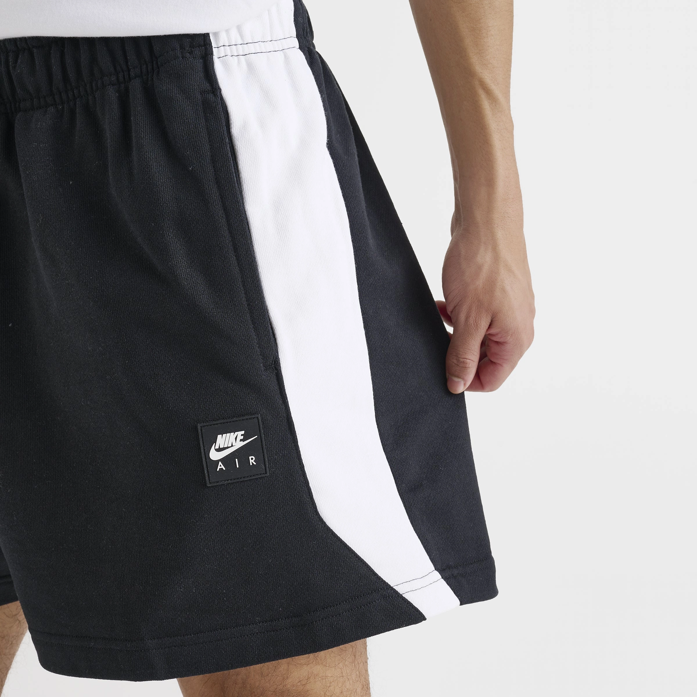 Nike Air Fleece Shorts Black / White - White Handmade