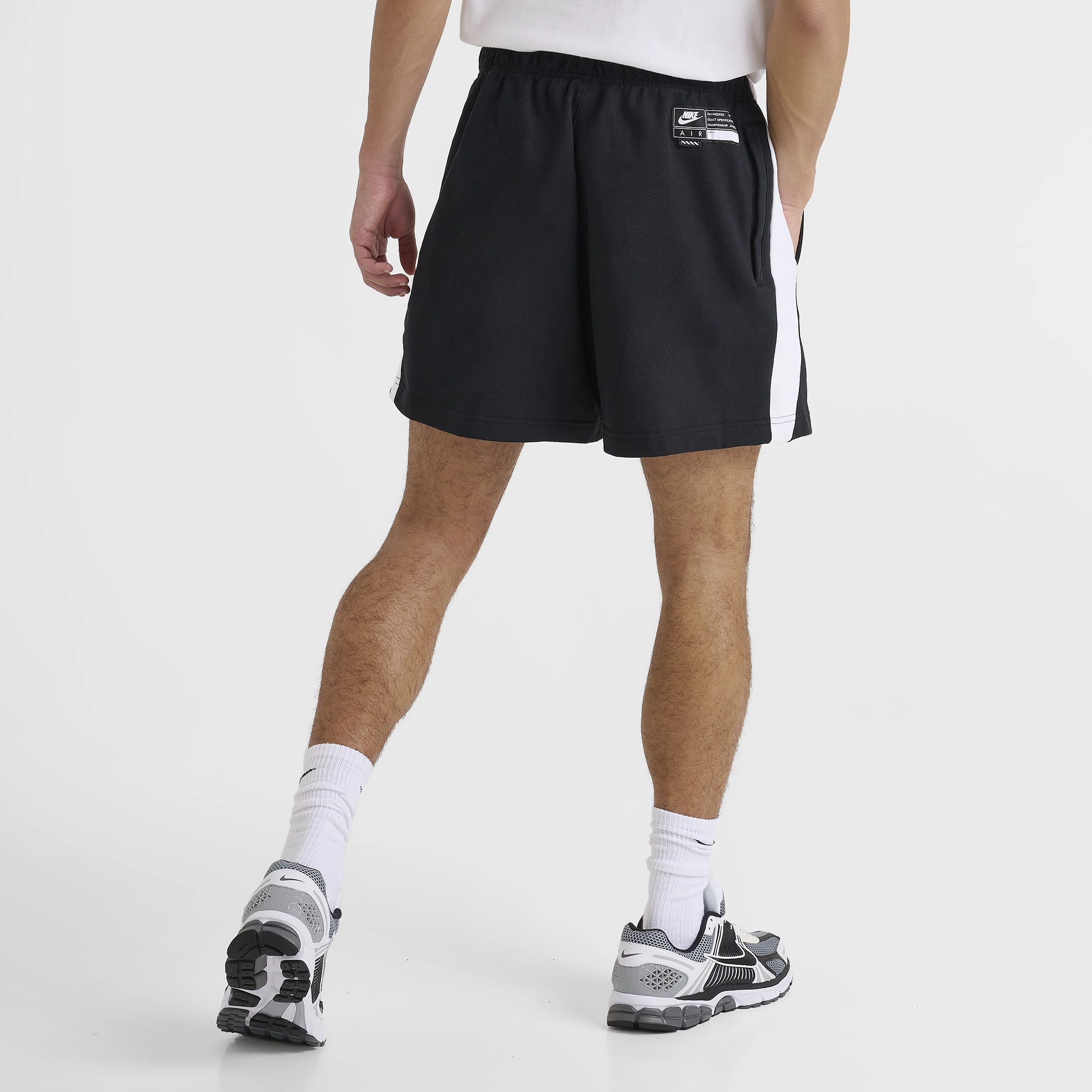 lounging clothes Exclusive Design Nike Air Fleece Shorts Black / White - White