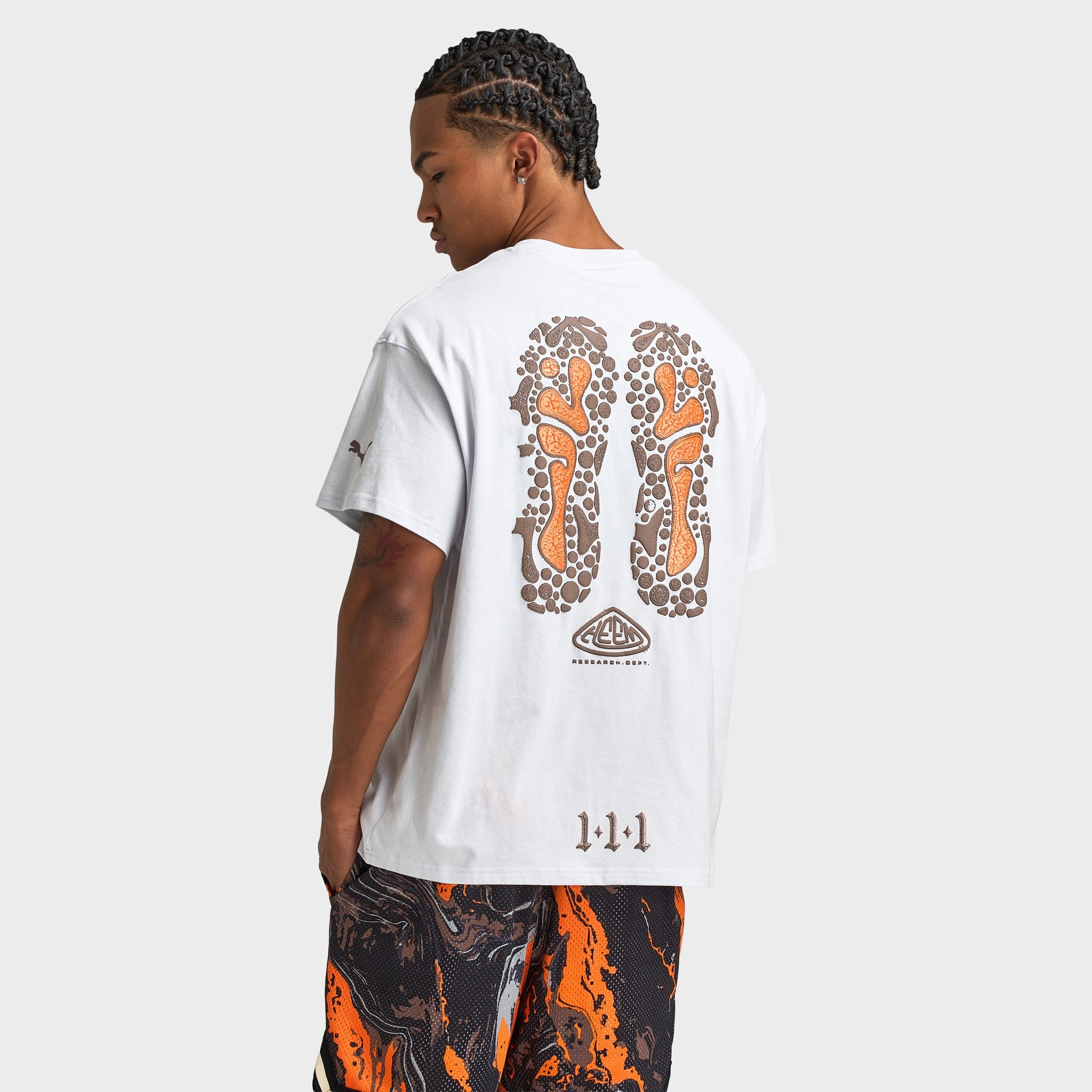 Puma LaFrance HEEM Tee / Silver Mist Travel Essential Comfort - prioritized