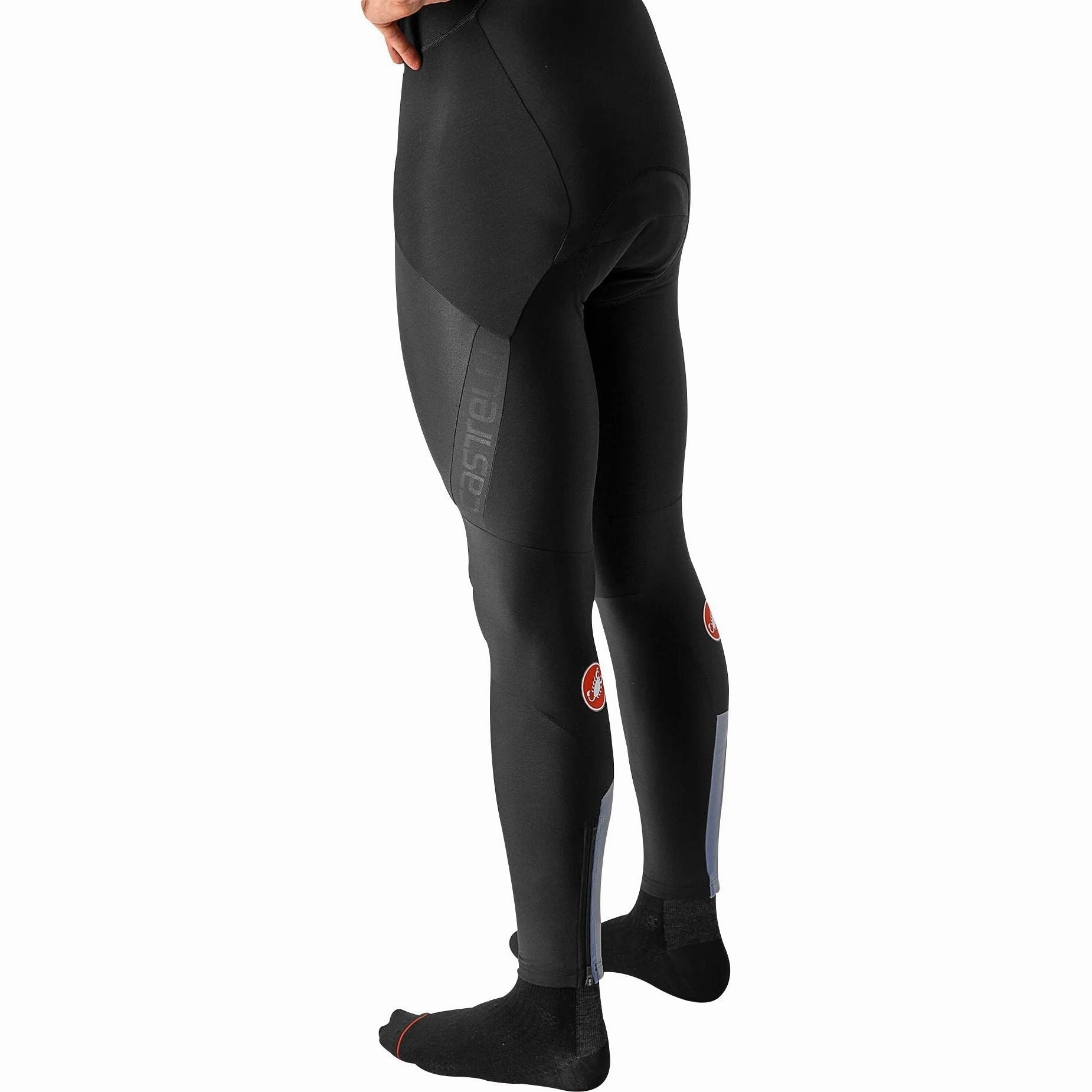 Castelli Sorpasso RoS Mens Cycling Bib Tights - Black Moisture Wicking Active Lifestyle