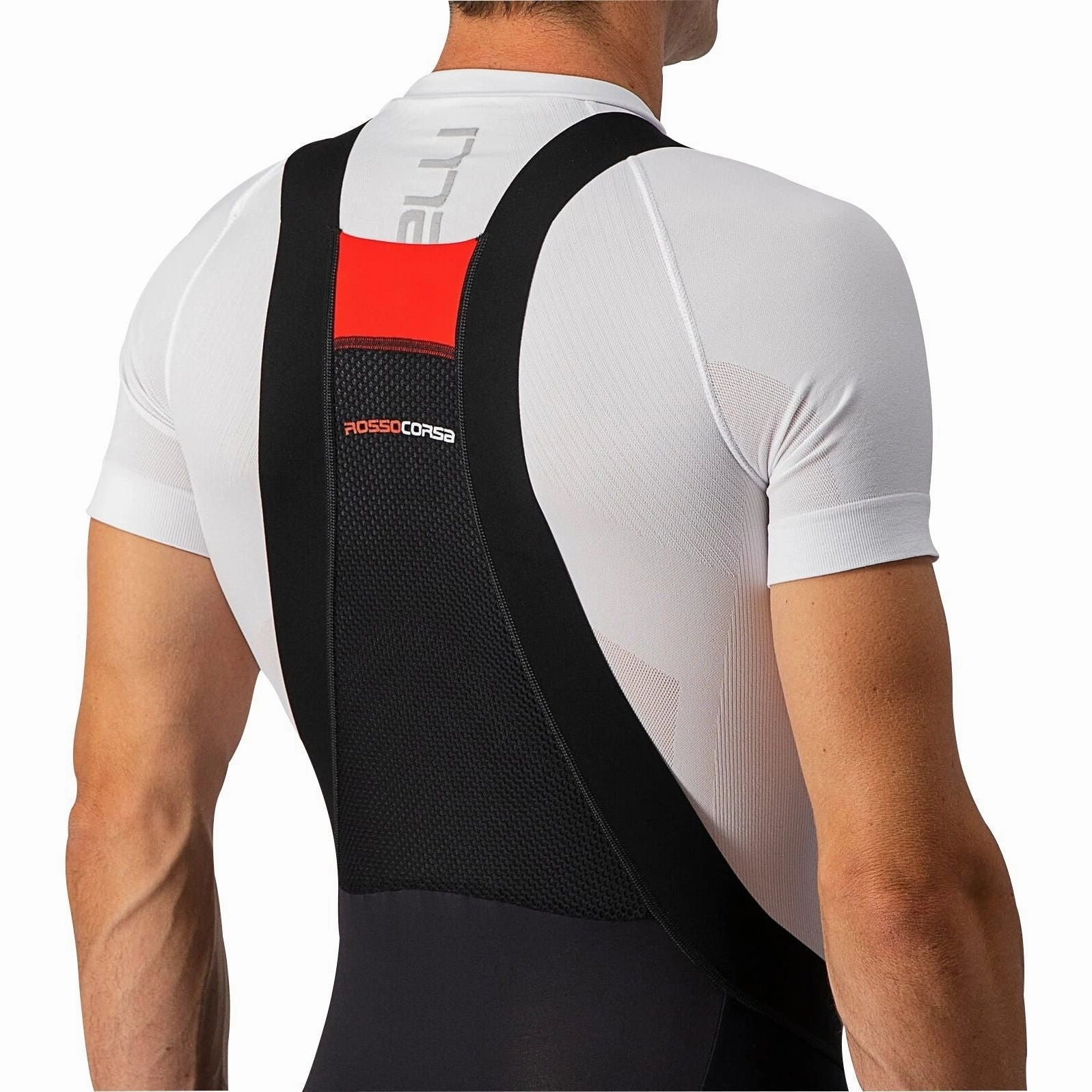 Pro Athlete Weekend Trip Slim Fit Comfort Seeker Castelli Sorpasso RoS Mens Cycling Bib Tights - Black