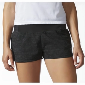 Frictionless Movement Quick Change Friendly adidas Supernova Glide Womens Running Shorts - Black