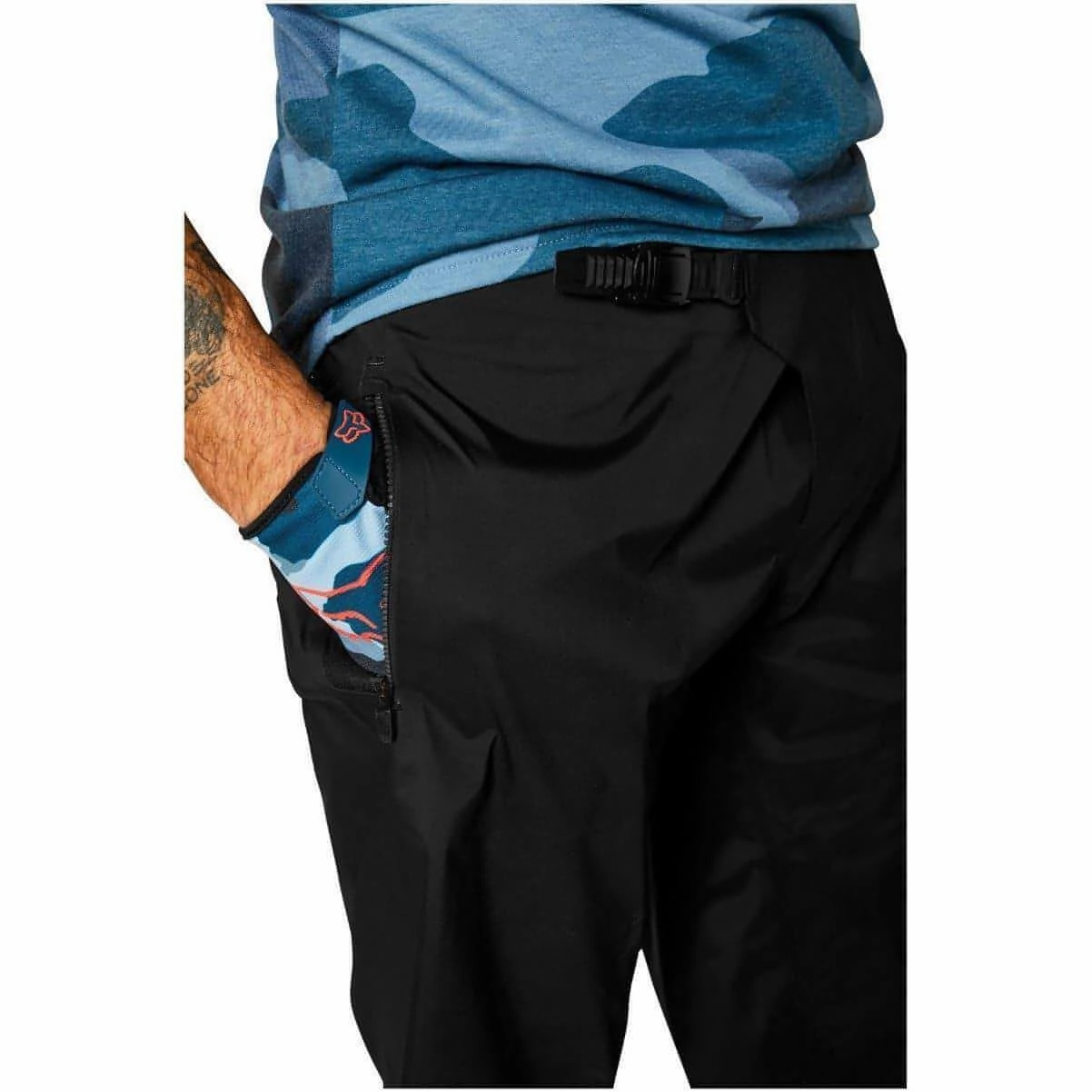 Fox Defend Pro Water Mens Baggy Cycling Shorts - Black vintage store basketball court