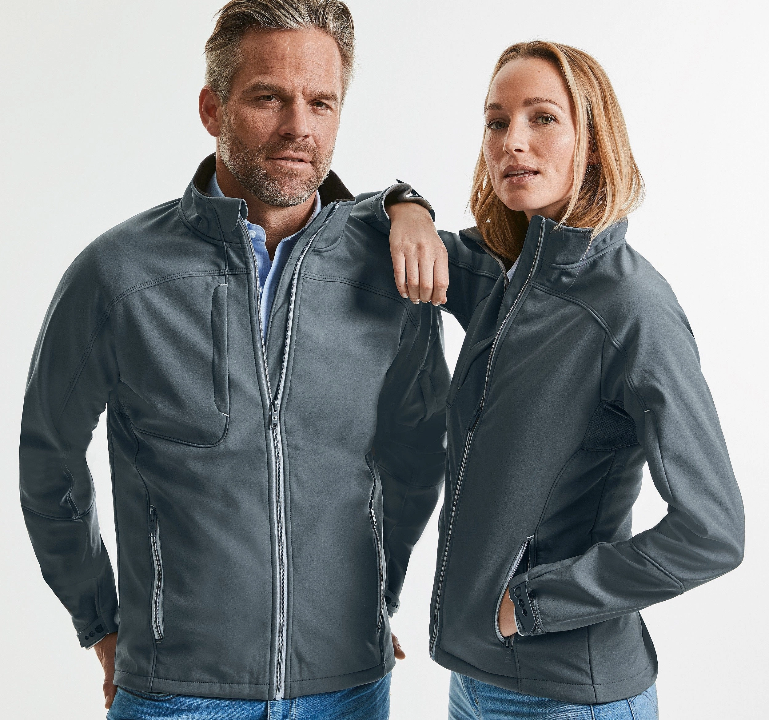 Mens Bionic Softshell Jacket | BLACK Glow Up TaglessDesign