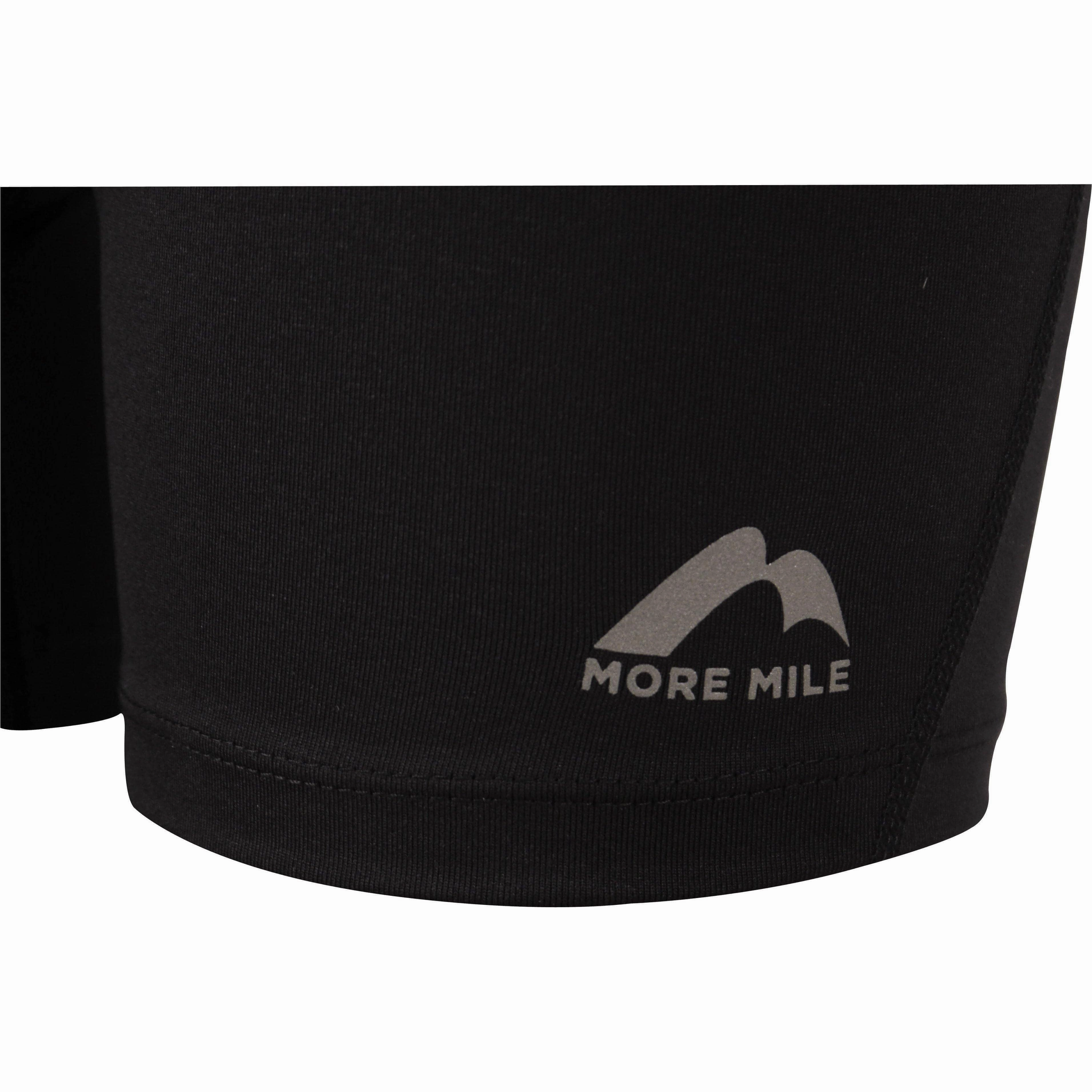More Mile Biker Womens Short Running Tights - Black Cosmetics