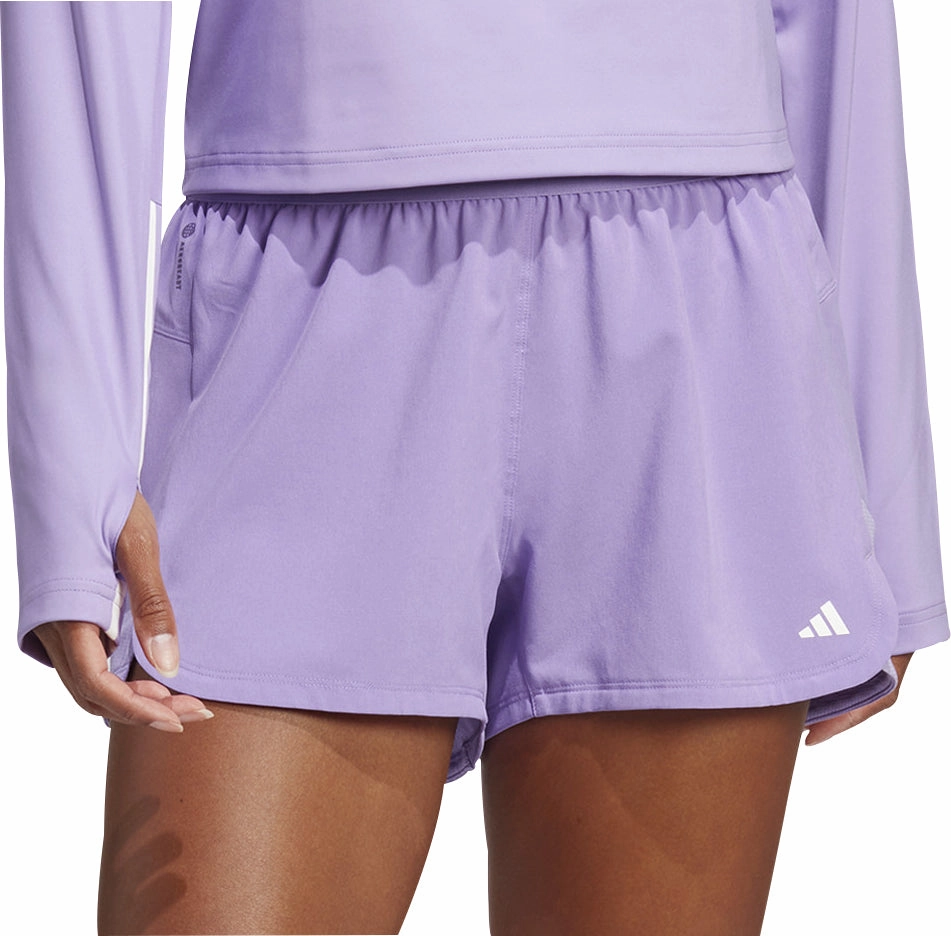 Spark Soul QuickDry adidas Hyperglam Pacer Womens Training Shorts - Purple