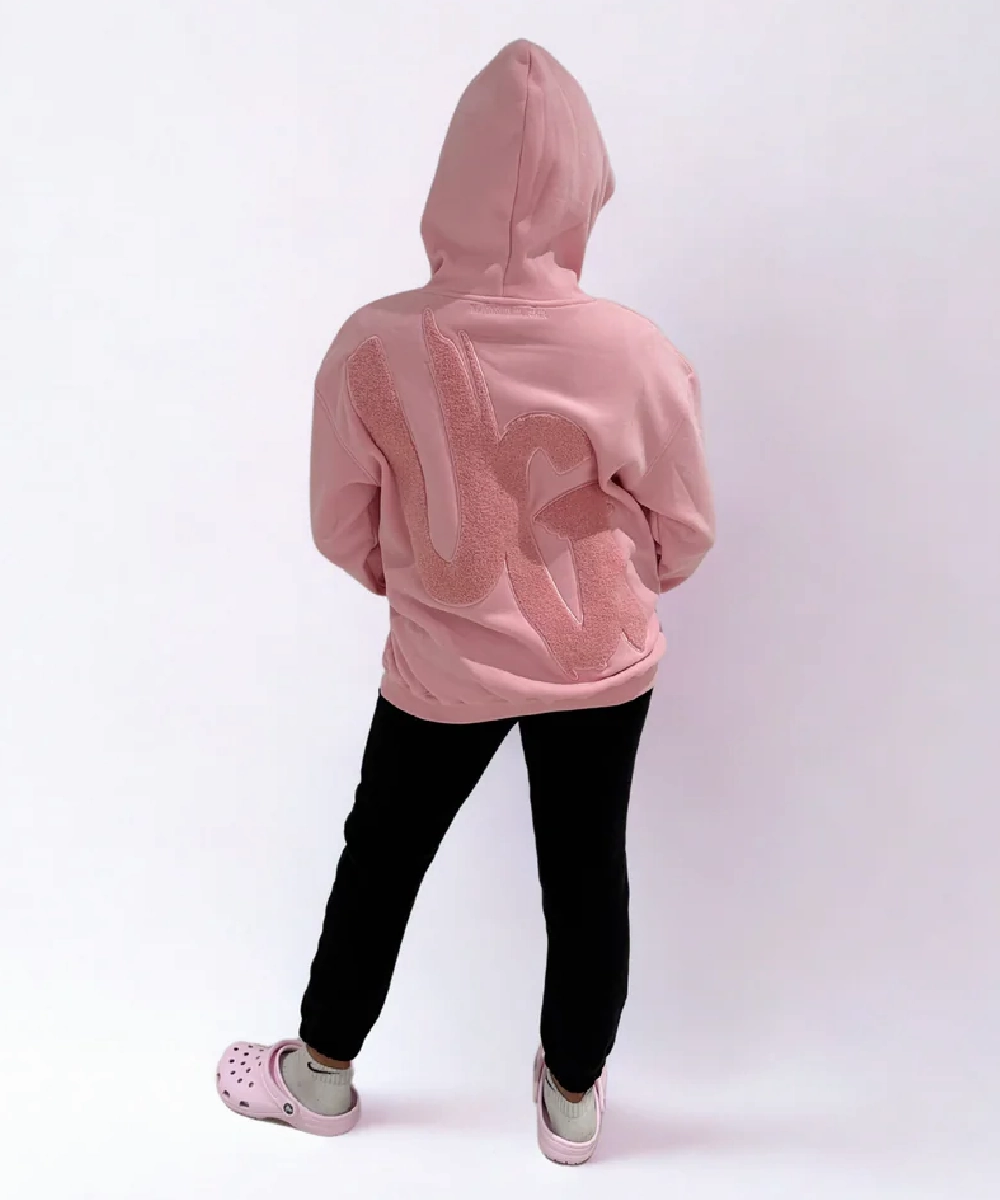 Energy Mood UNDRGROUND Kids Moving In Silence Hoodie (Pink)