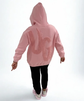 BreathableMesh UNDRGROUND Kids Moving In Silence Hoodie (Pink)