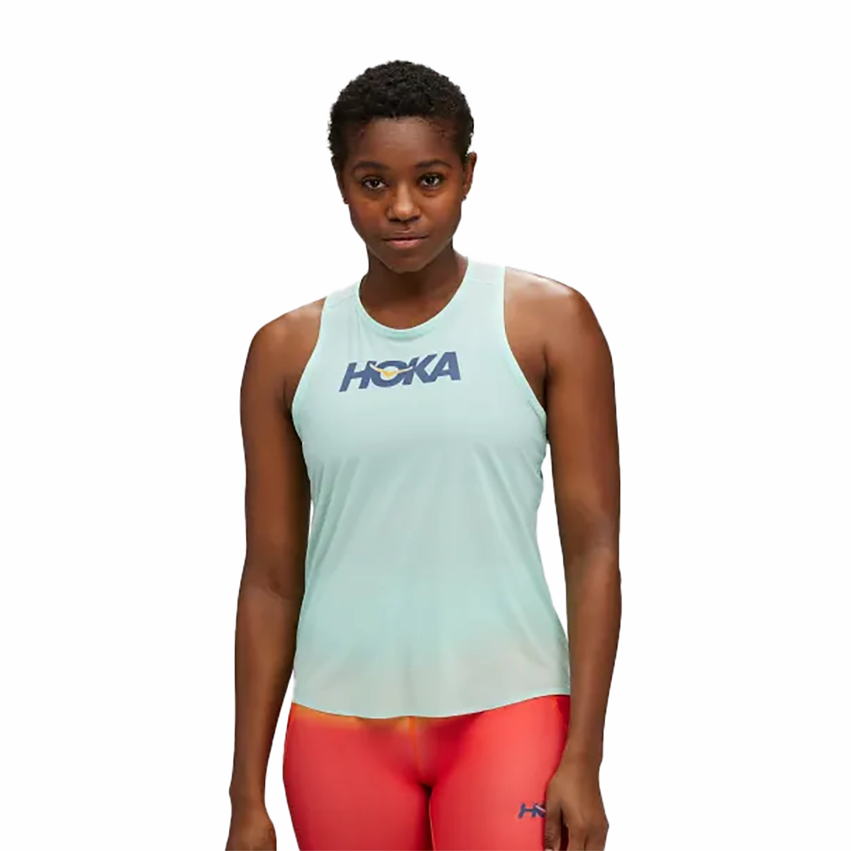 Hoka Airolite Run Tank Taped Neckline