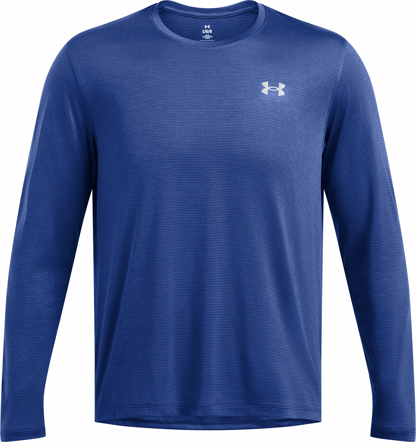 Under Armour Launch Long Sleeve Mens Running Top - Blue Mountain Hike Pullover type