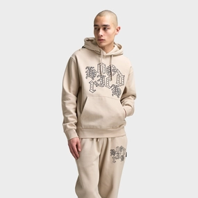 Cozy Design Street Ready Hoodrich Crown Oversized Hoodie Oxford Tan / Asphalt - Black