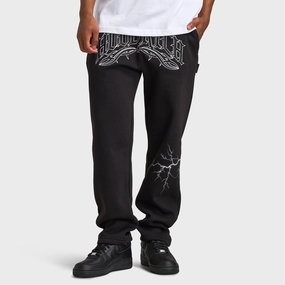 AbrasionDefensePanels Hoodrich Dark Open Hem Jogger / Black