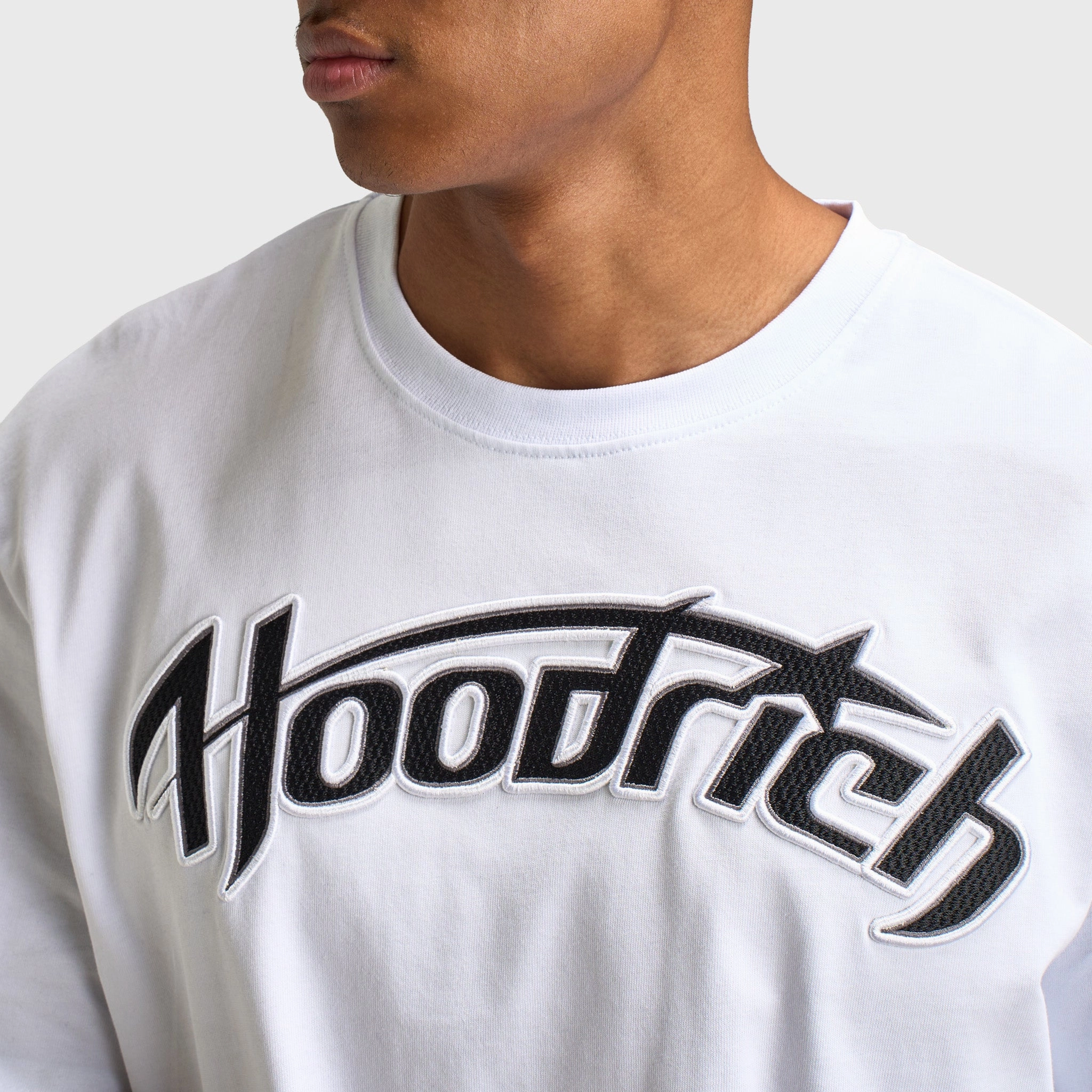 Hoodrich Galaxy Oversized T-shirt White / Black - Lava Smoke Stability - optimized
