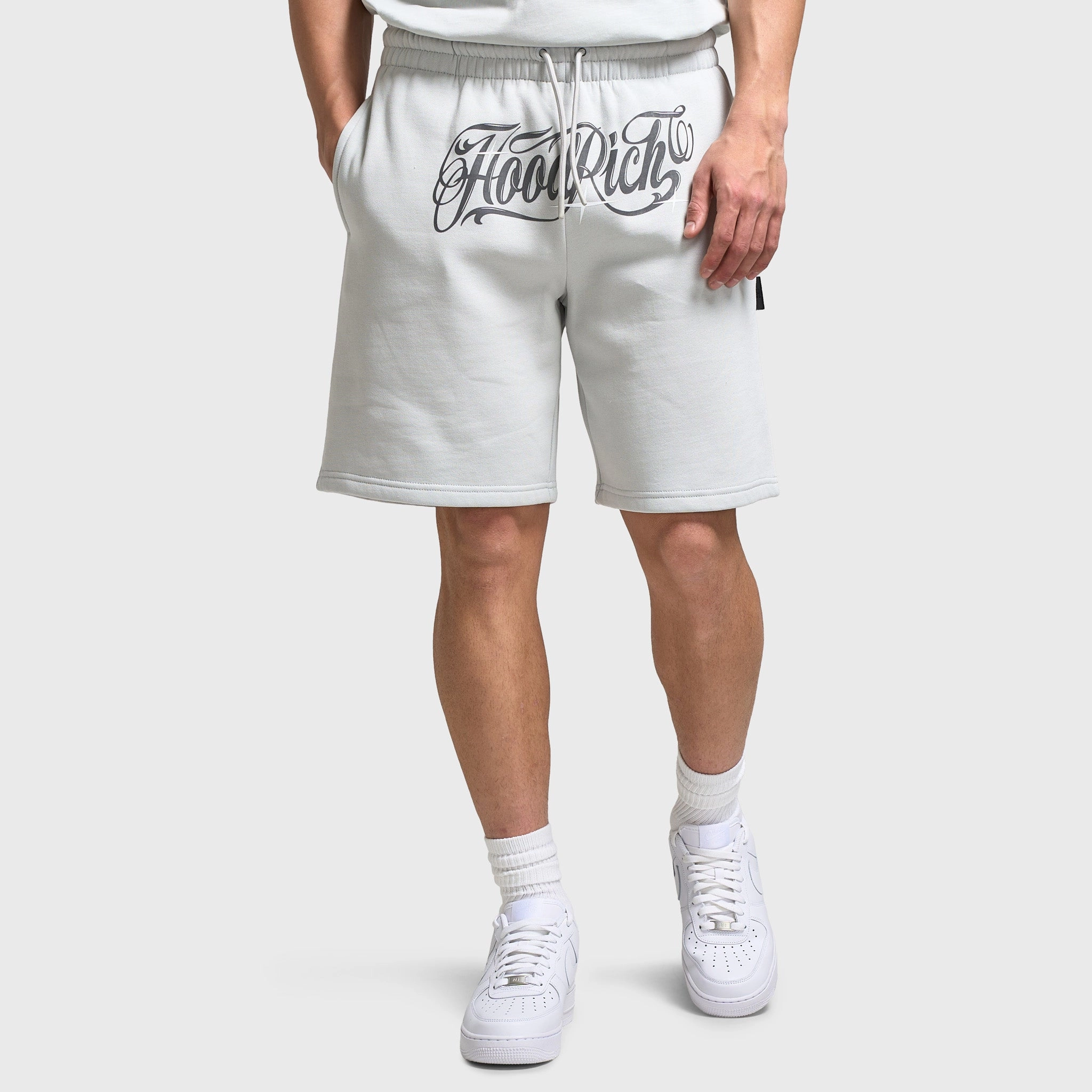 Hoodrich Legacy Oversized Shorts Dawn Blue / Lava Smoke - Anthracite Snag Free Zipper Sustainable Manufacturing