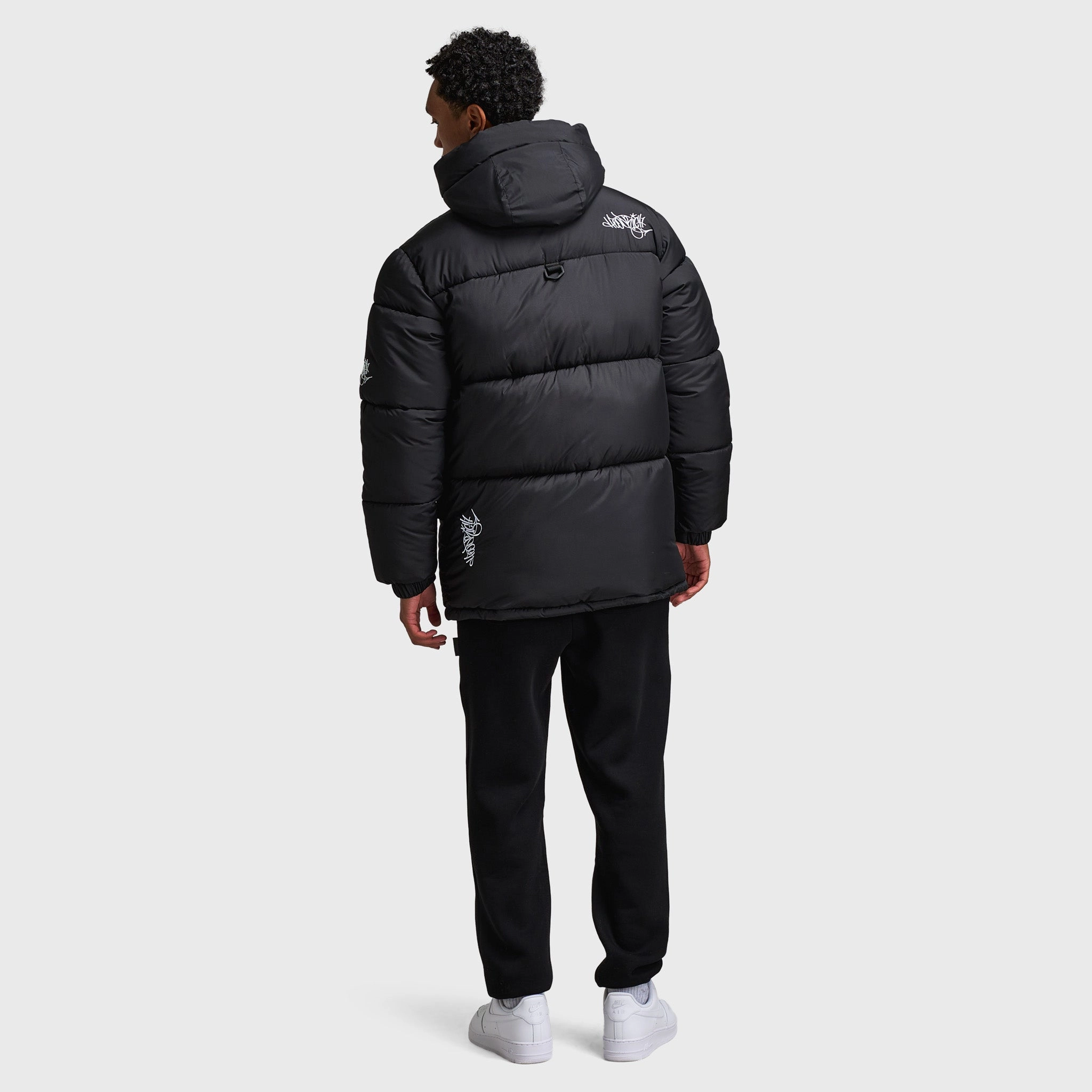 RipResistant Reinforcement Hoodrich Multi Tag Parka Black / White