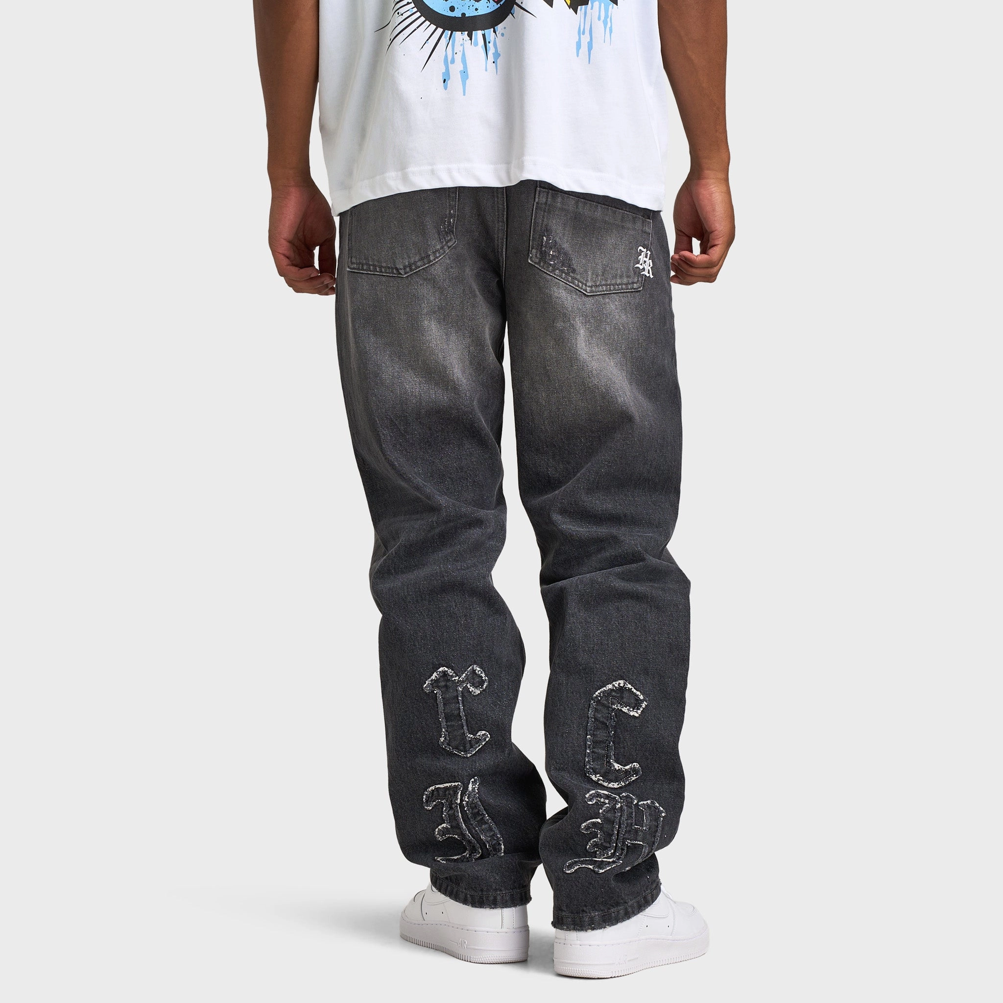 Hoodrich Rebellion Straight Leg Denim / Grey hypoallergenic