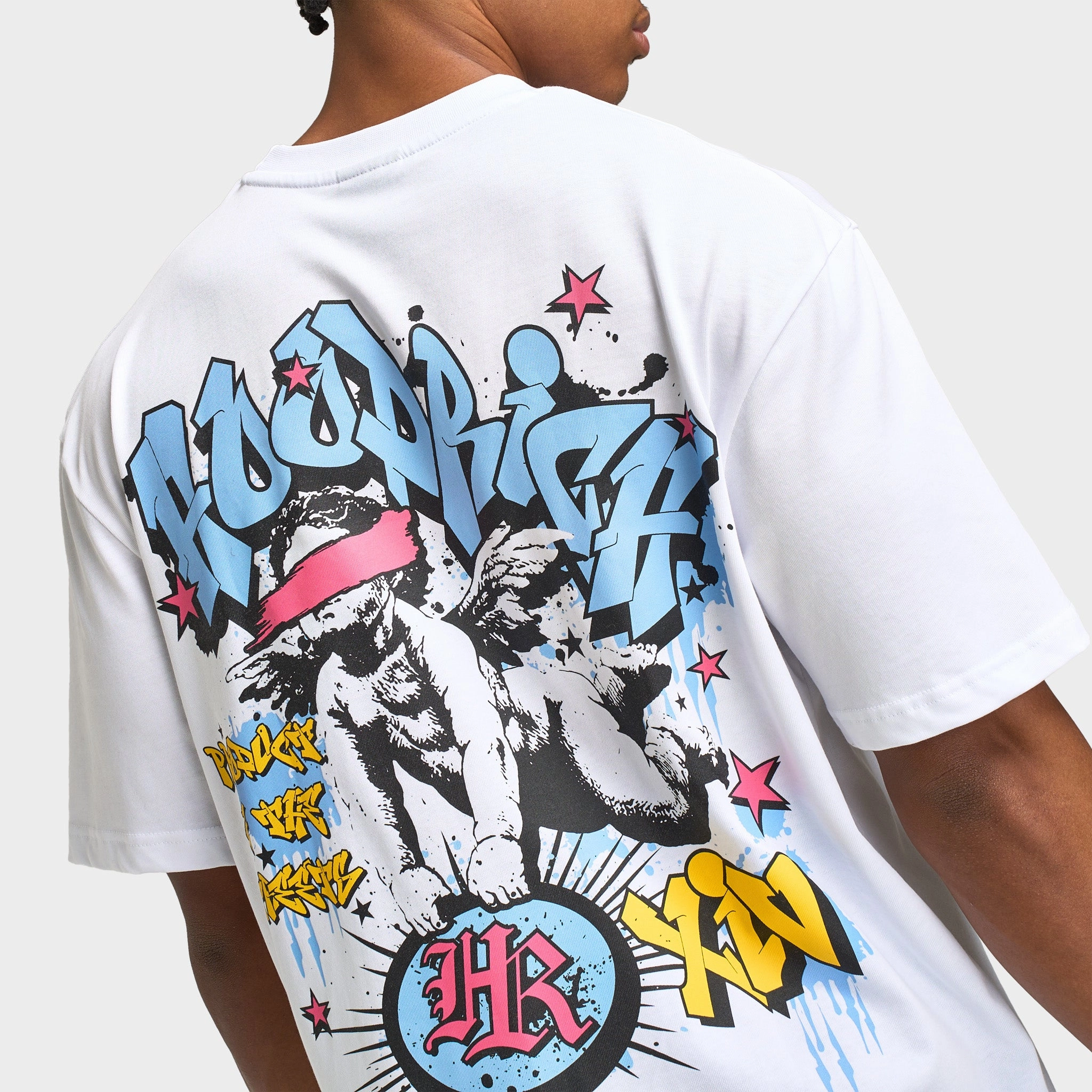 Hoodrich Segraff Oversized T-shirt White / Hot Pink - Lemon high pressure situation anti missile