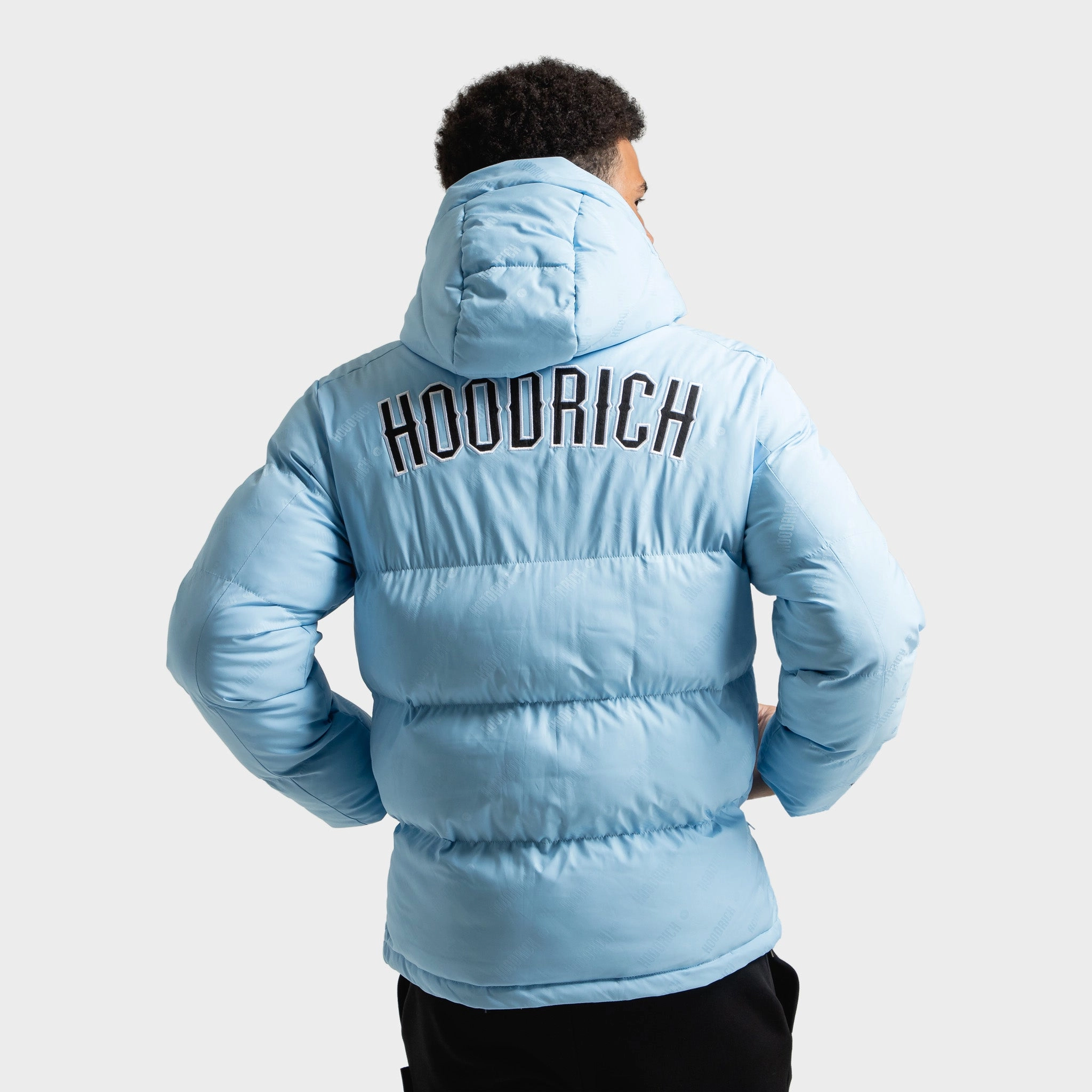 fossil fuels Hoodrich Stack V2 Jacket Clear Sky / Black