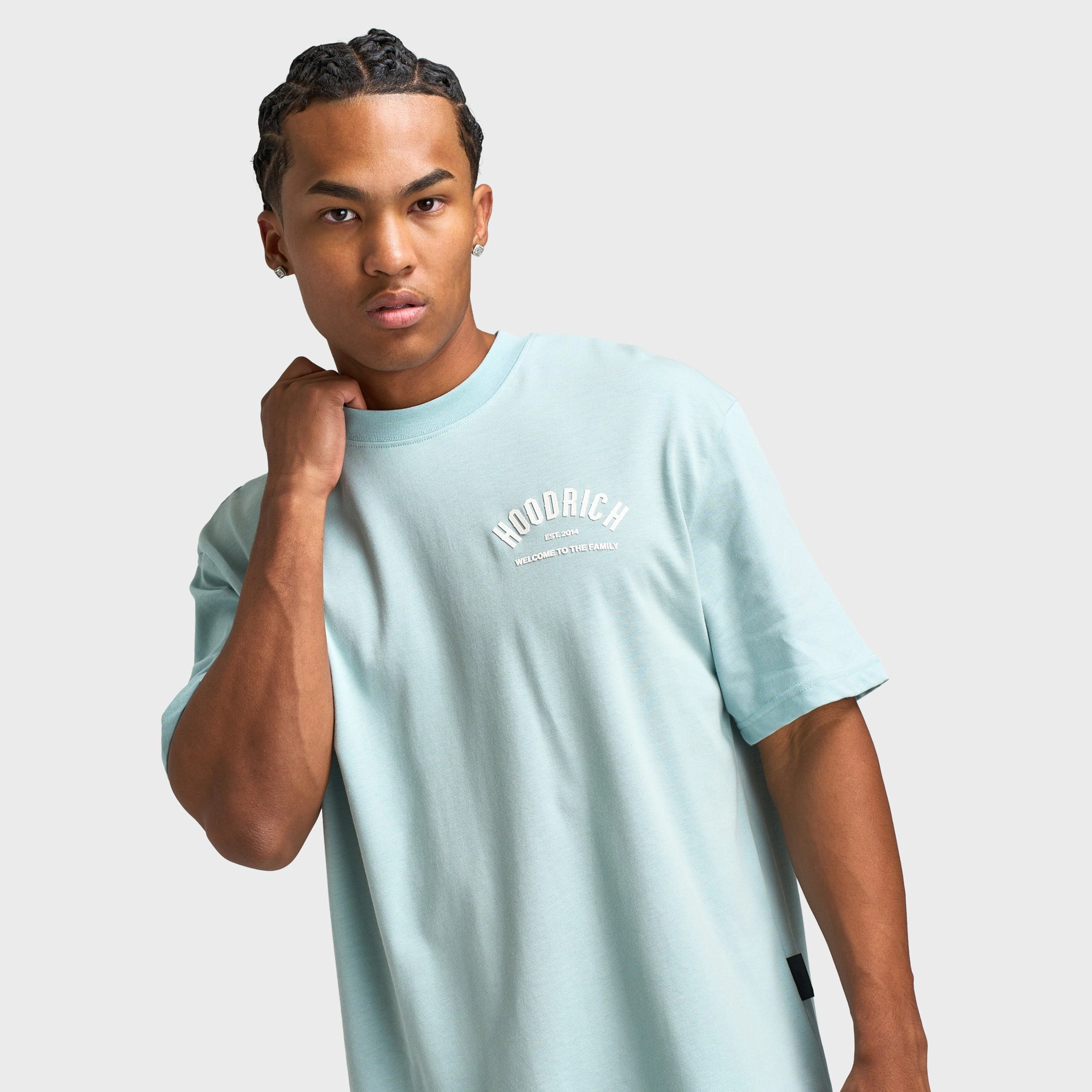 Hoodrich Volcano Oversized T-shirt Sterling Blue / White Tactical