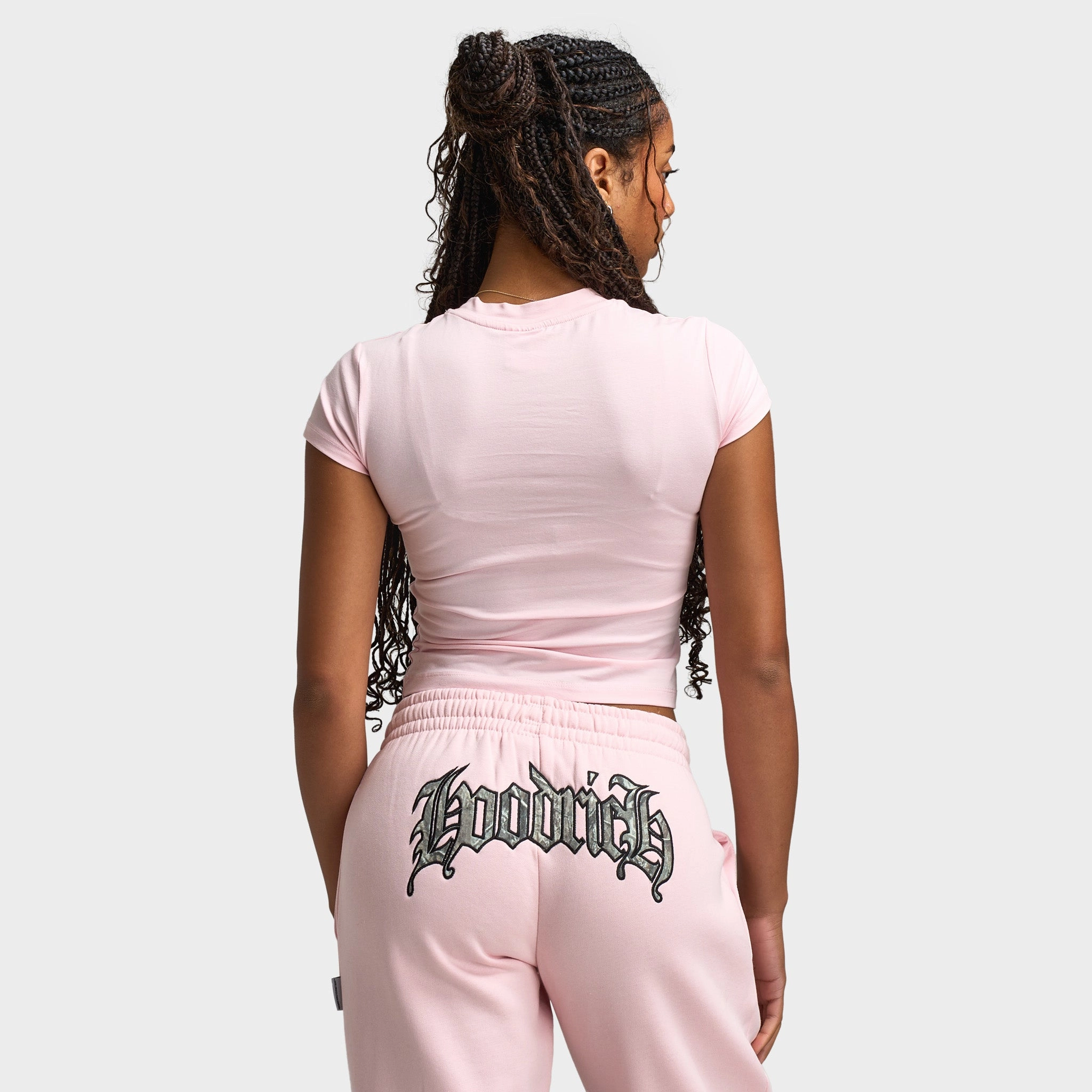 Comfy Design Seasonal Comfort Hoodrich Women's Baby Tee Baby Pink / Camo