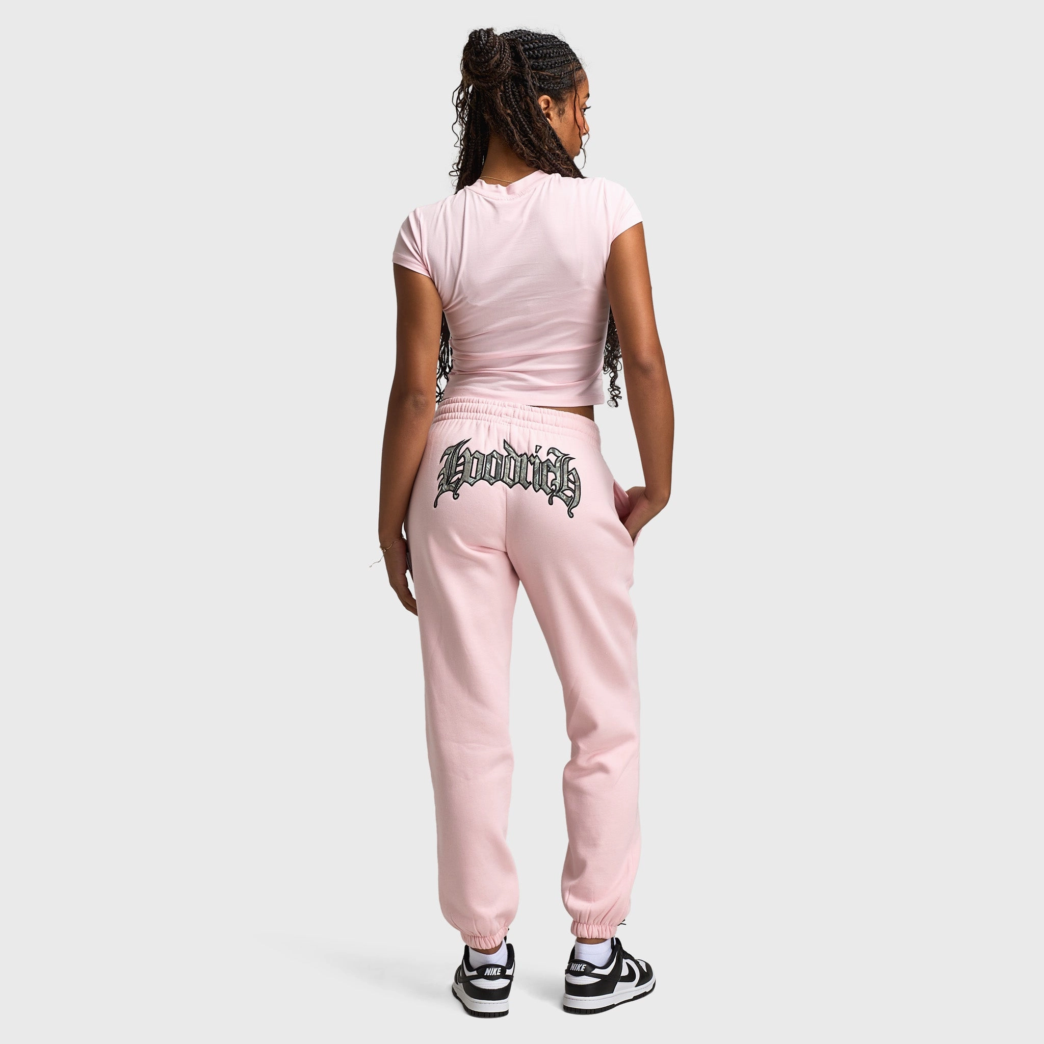 Best Seller SlimFit Hoodrich Women's Baby Tee Baby Pink / Camo