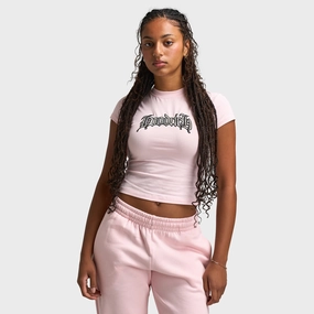 Active Style Trend Hoodrich Women's Baby Tee Baby Pink / Camo