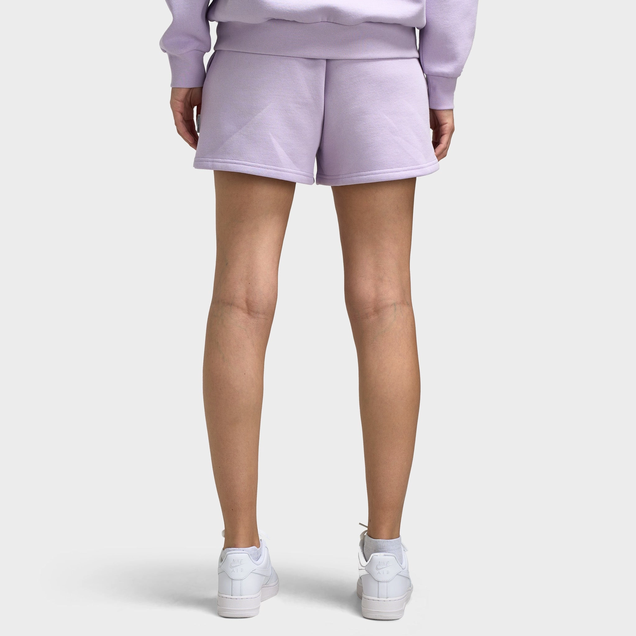 Hoodrich Women's Flex Sweatshorts Pastel Lilac / Persimmon Orange Recycled Polyester Blend