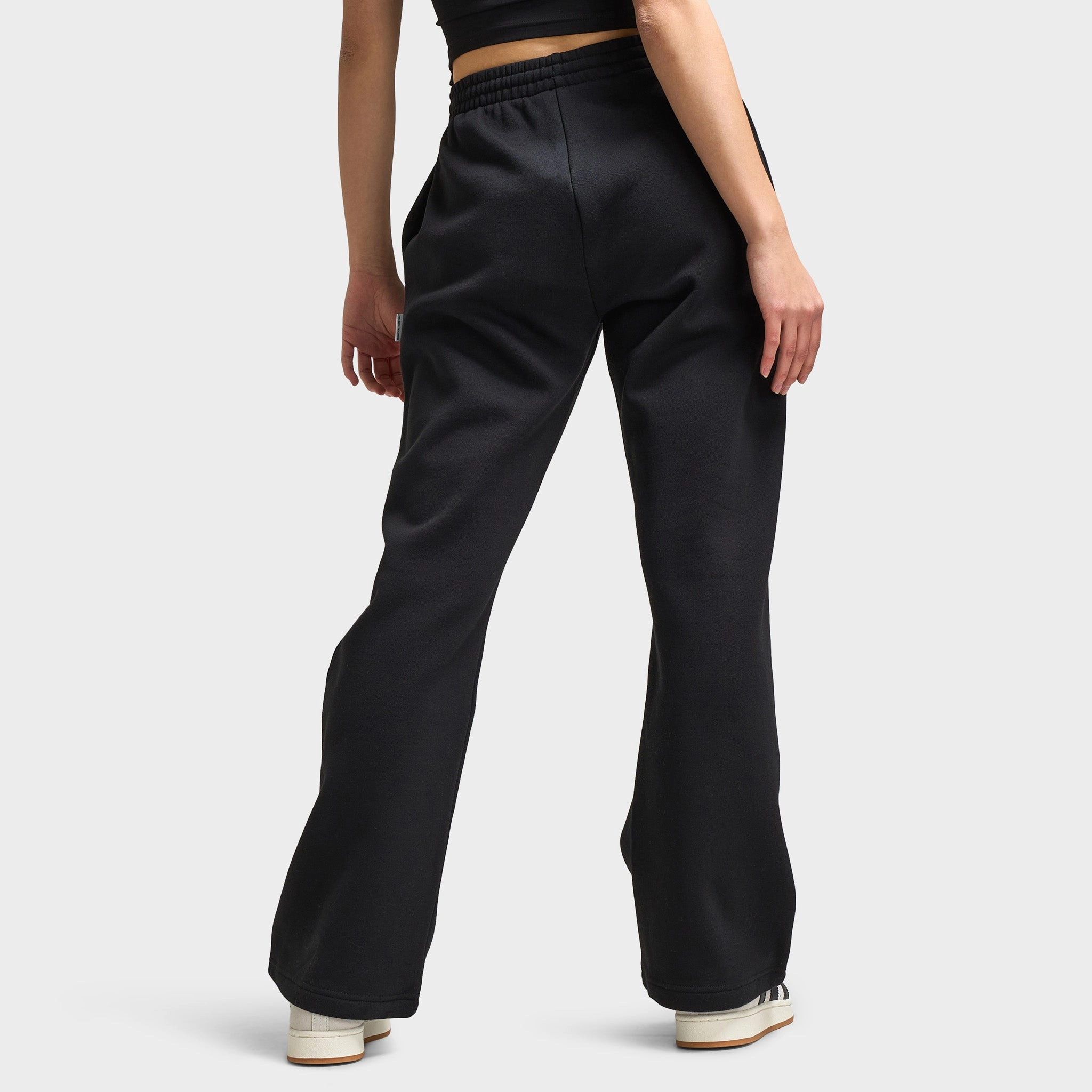 DurableReinforcedElbow Hoodrich Women's Urban Wide Leg Joggers Black / White - Pink A Boo