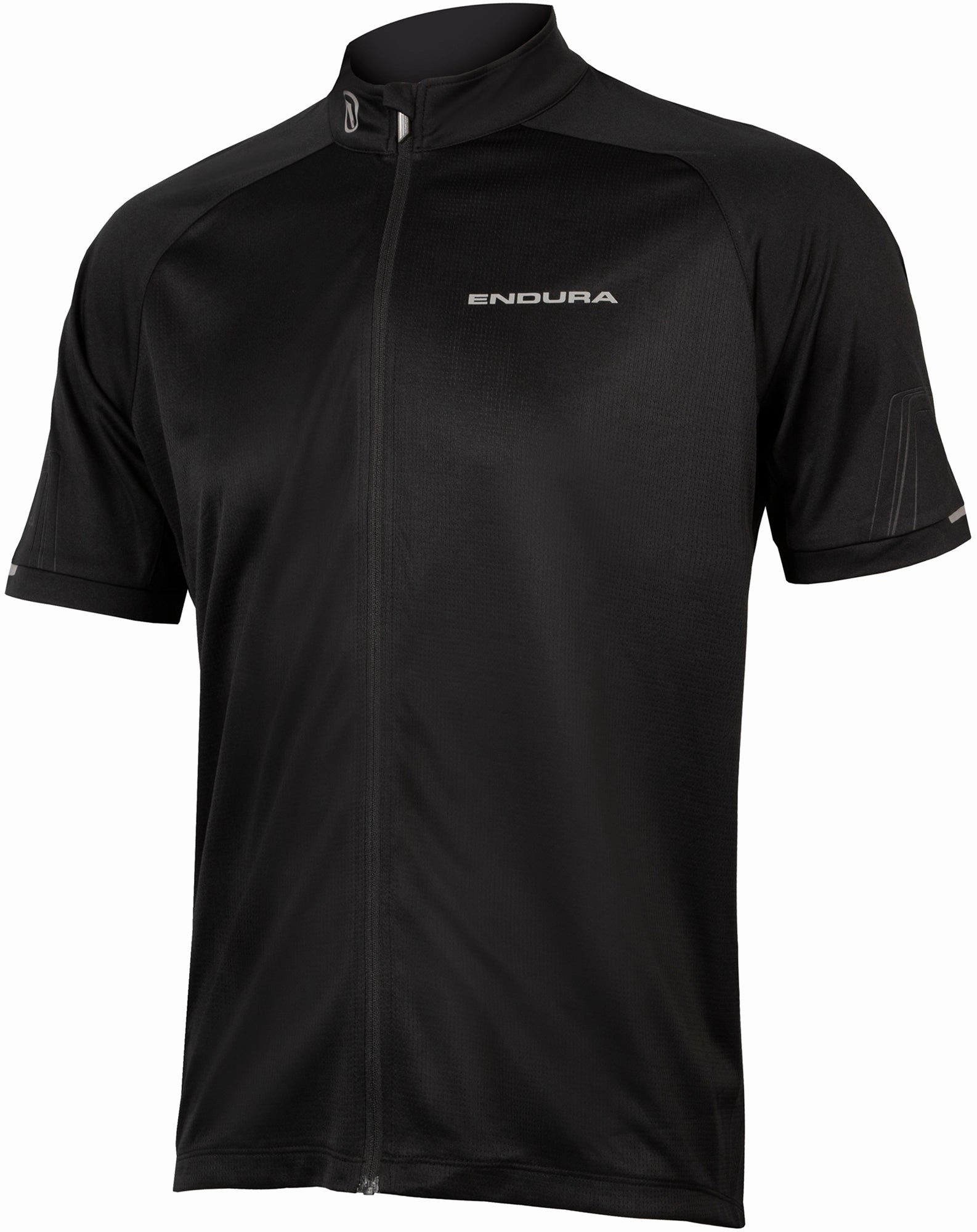 Endura Xtract II Short Sleeve Mens Cycling Jersey - Black GPS Tear Resistant Weave