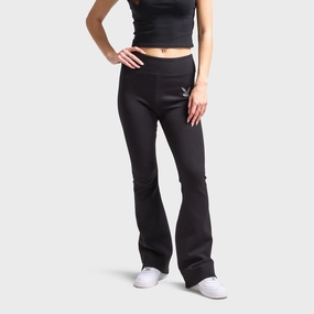 Playboy Bunny Flare Pants / Black High-Quality Materials UVProtectionFabric