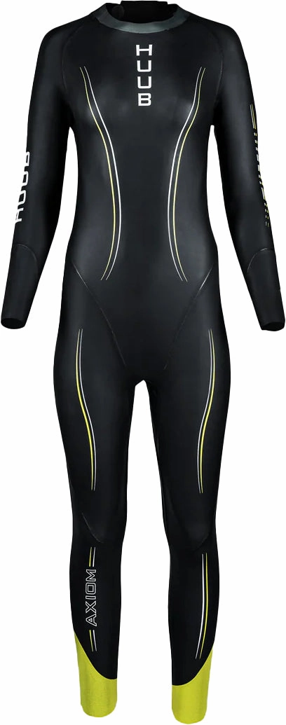 HUUB Axiom Thermal Womens Wetsuit - Black Silver Glow