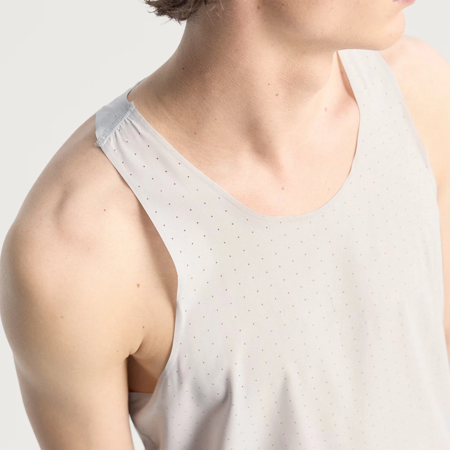 Men's Adi365 H.Koumori Running Tank Grey One River Core