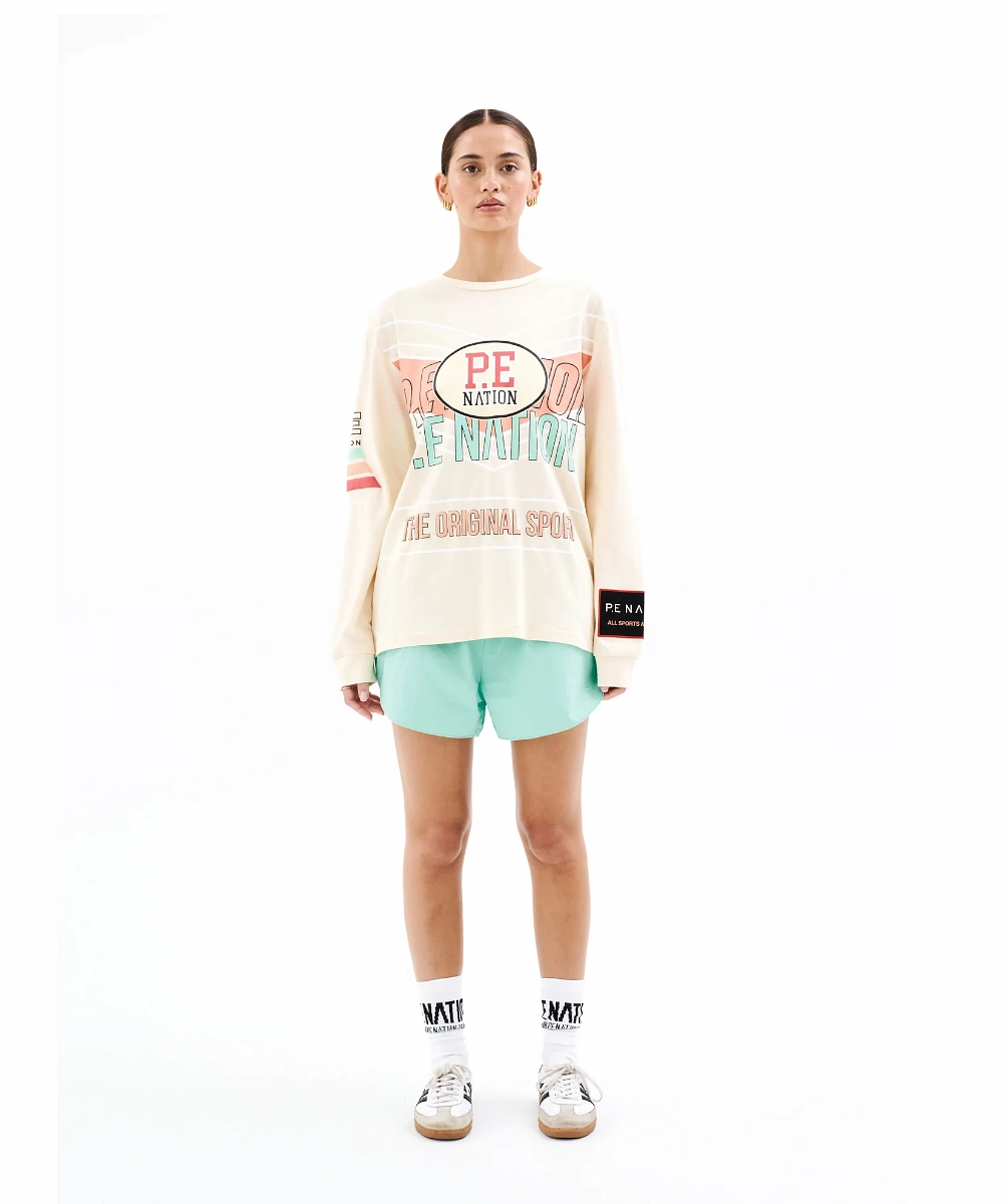 P.E Nation Rogue LS Top (Pearled Ivory) Data Mode