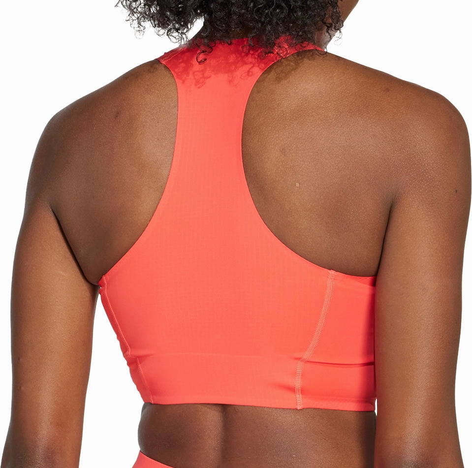 Advanced Moisture Management adidas Adizero Road To Records Womens Running Crop Top - Red