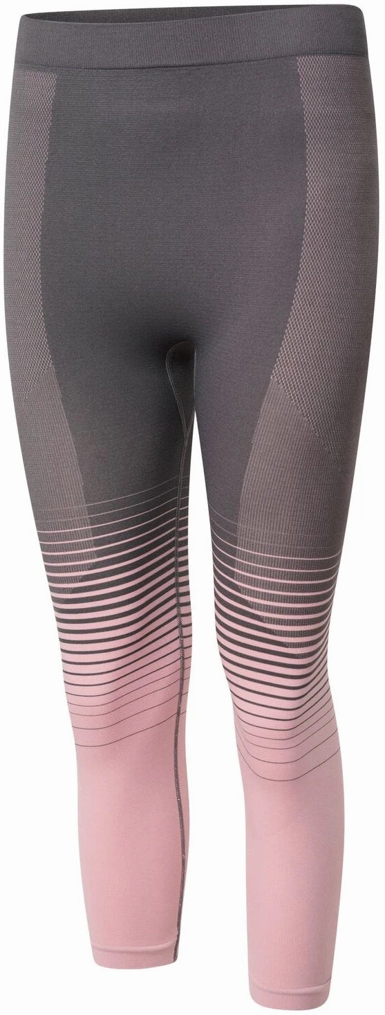 Snag Proof Surface Soft Fleece Interior Dare2B In The Zone 3/4 Womens Baselayer Tights - Grey