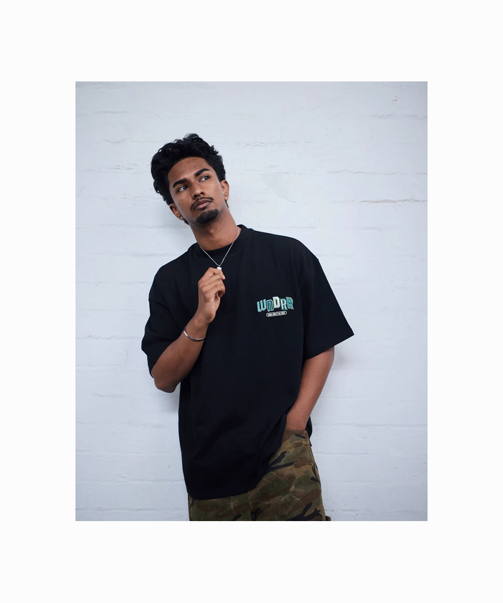 Concert Vibe WNDRR Chant Heavy Weight Tee (Black)