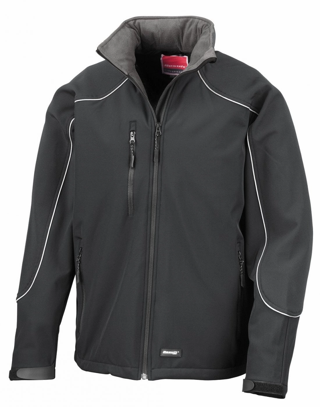 Ice Fell Hooded Softshell Jacket | BLACK Adjustable drawstring Recycled Polyester