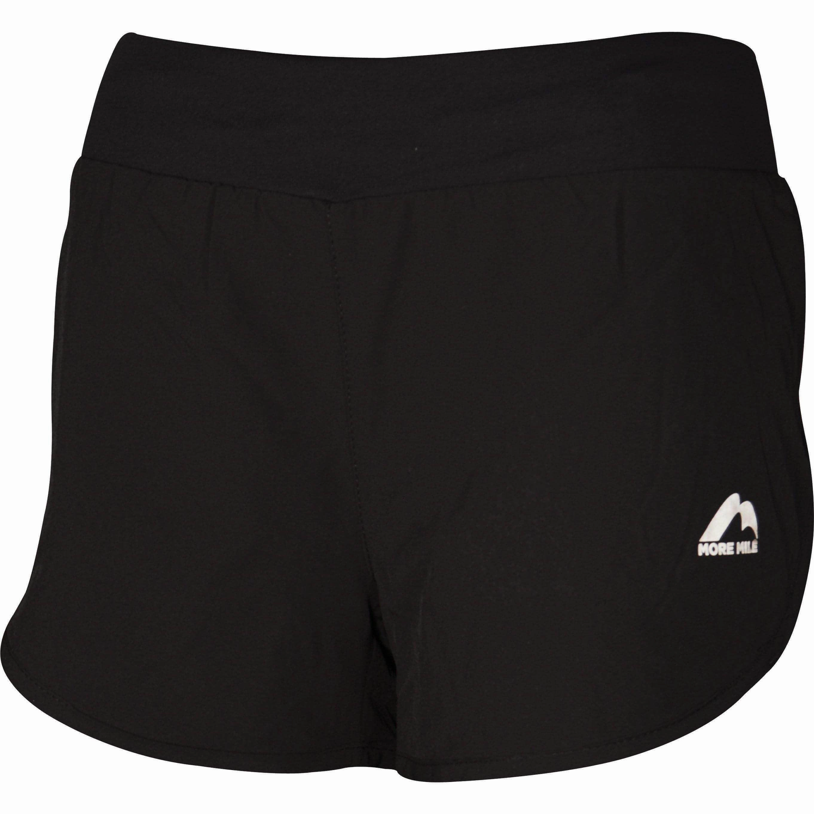 All Day Movement Fit More Mile Excel Womens Running Shorts - Black