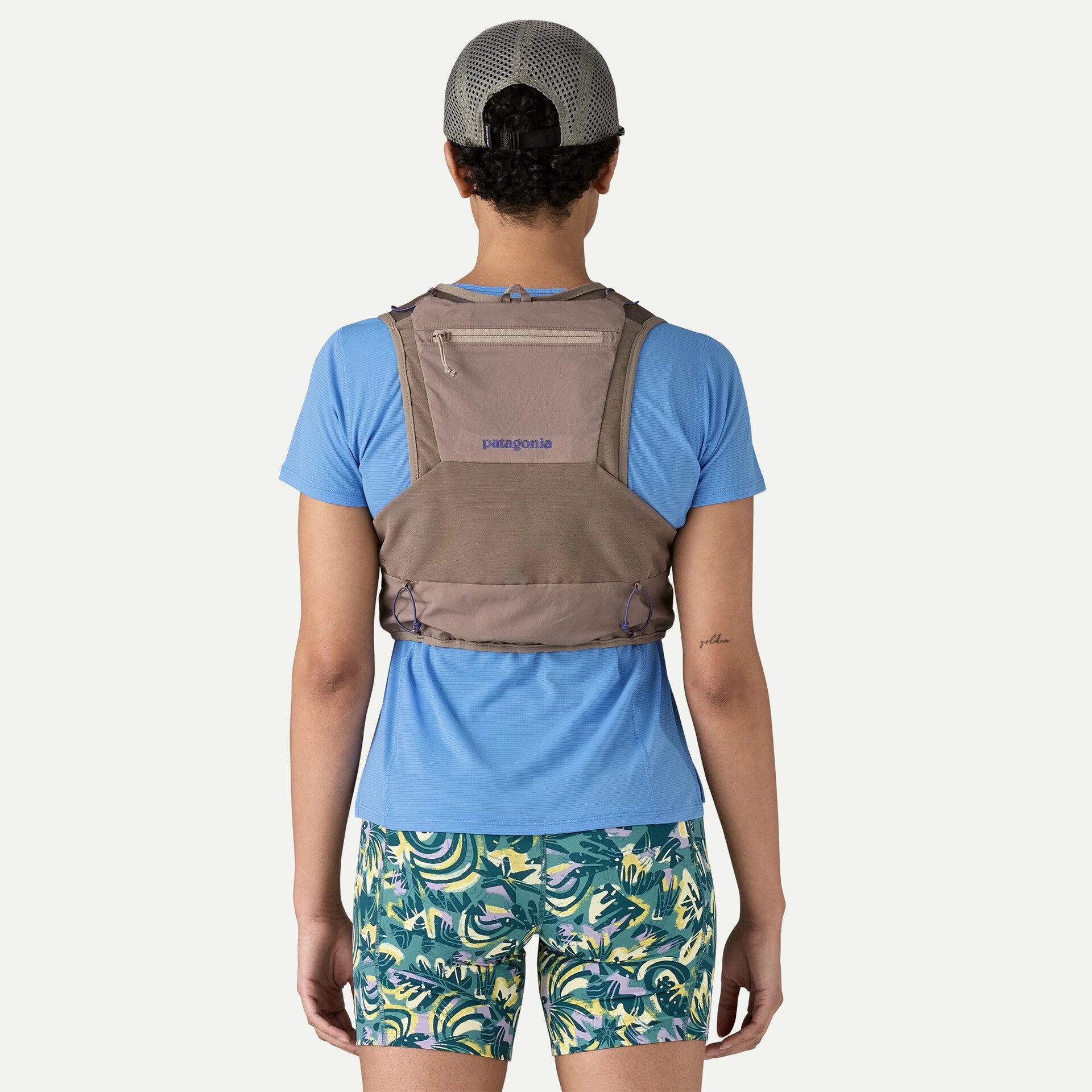 wide size Slope Runner Vest Seabird Grey