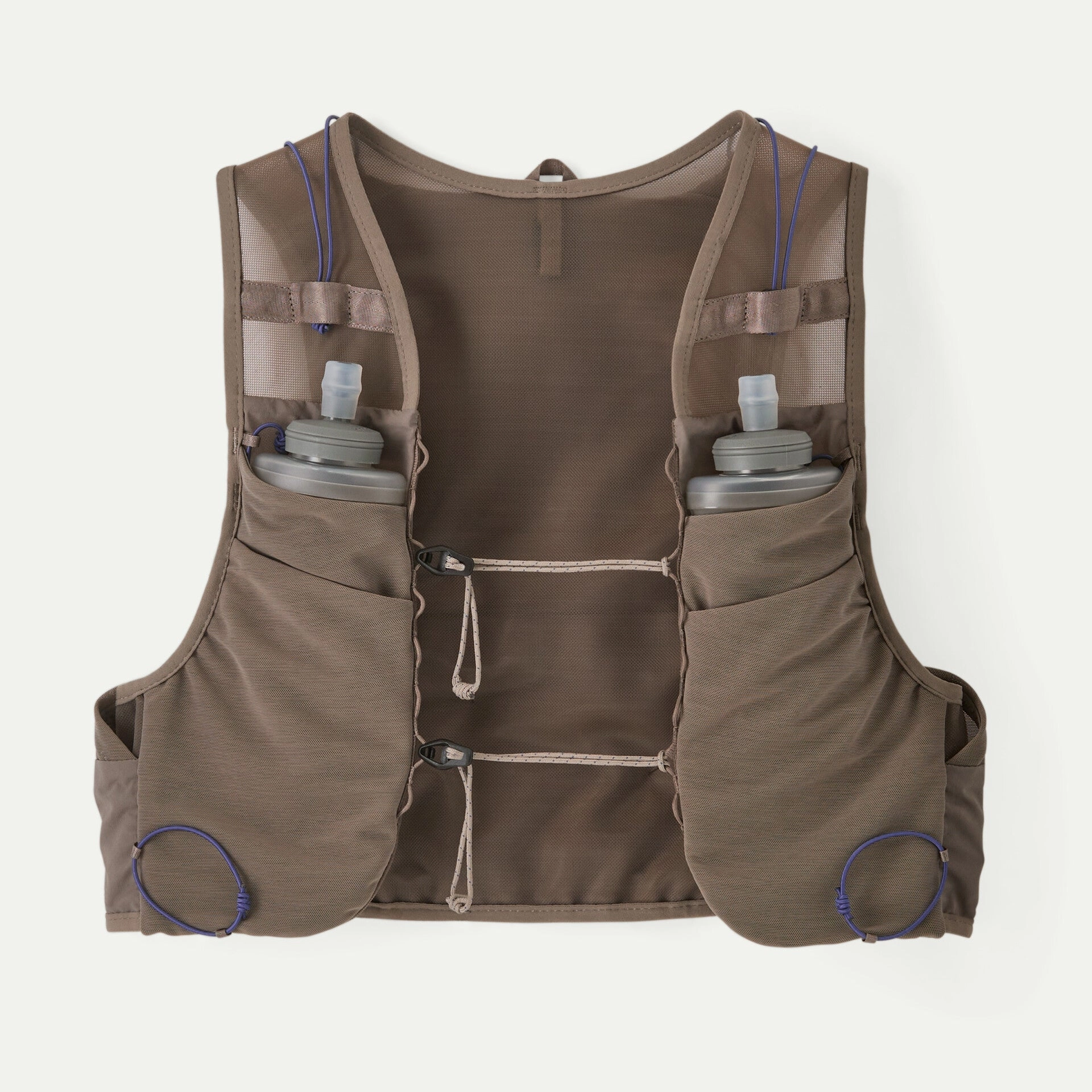 Slope Runner Vest Seabird Grey command polka dotted