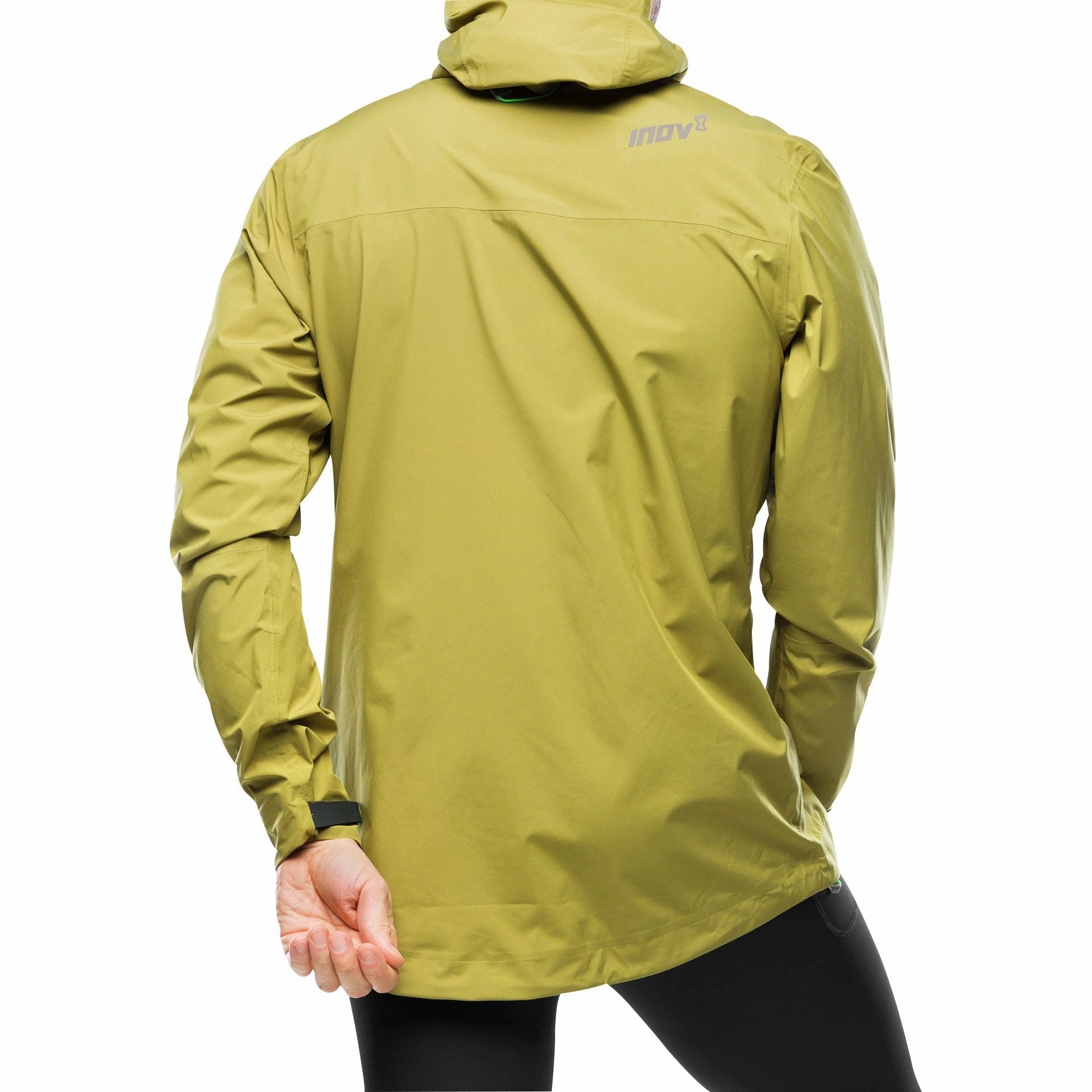 color block Multi Purpose Loops Inov8 VentureLite Mens Waterproof Jacket - Green