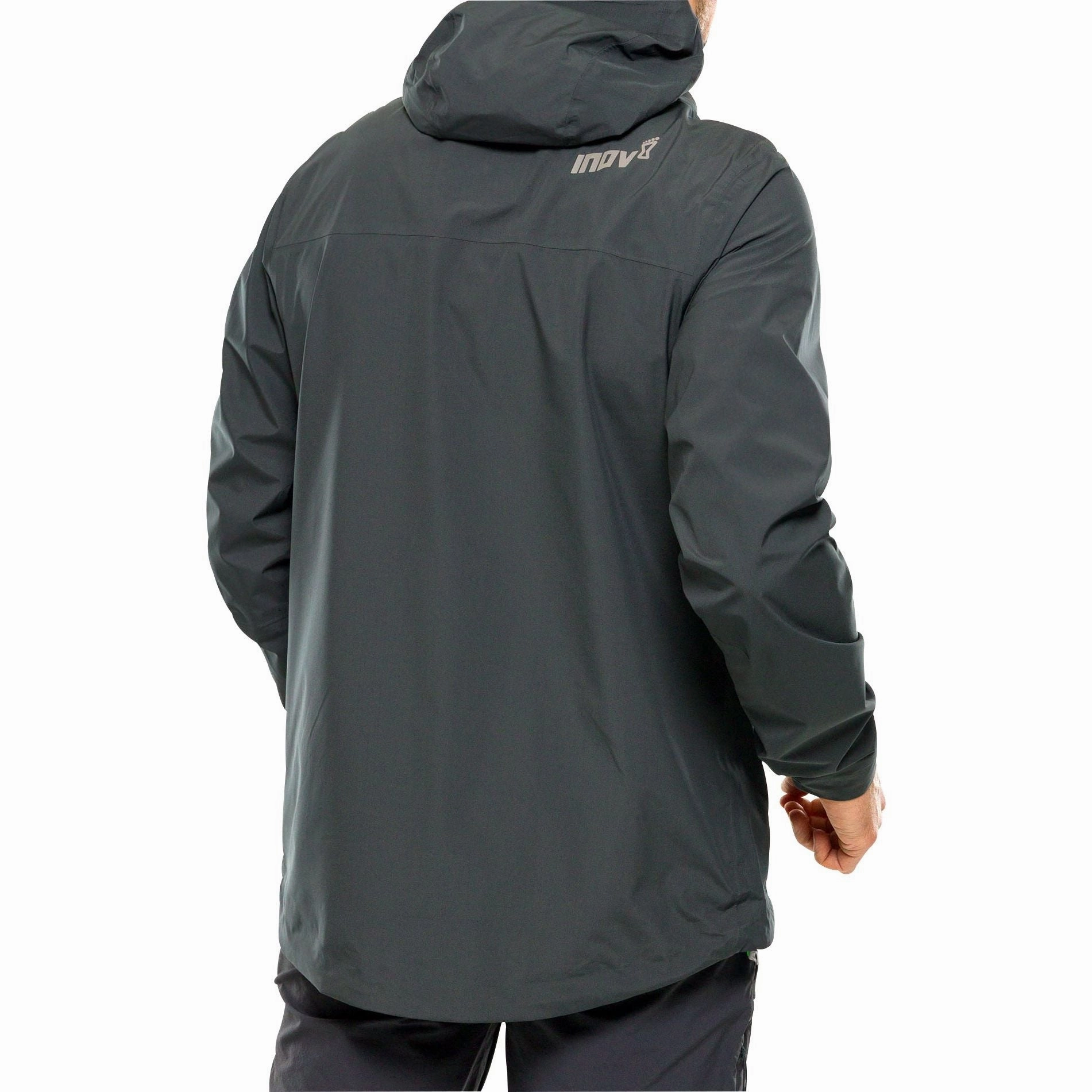 Easy Movement Cut Inov8 VentureLite Mens Waterproof Jacket - Grey