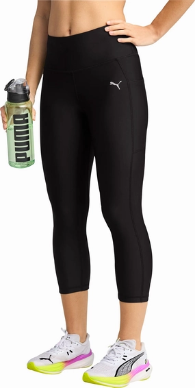 Puma Velocity Womens 3/4 Capri Running Tights - Black Hip-hop Designer