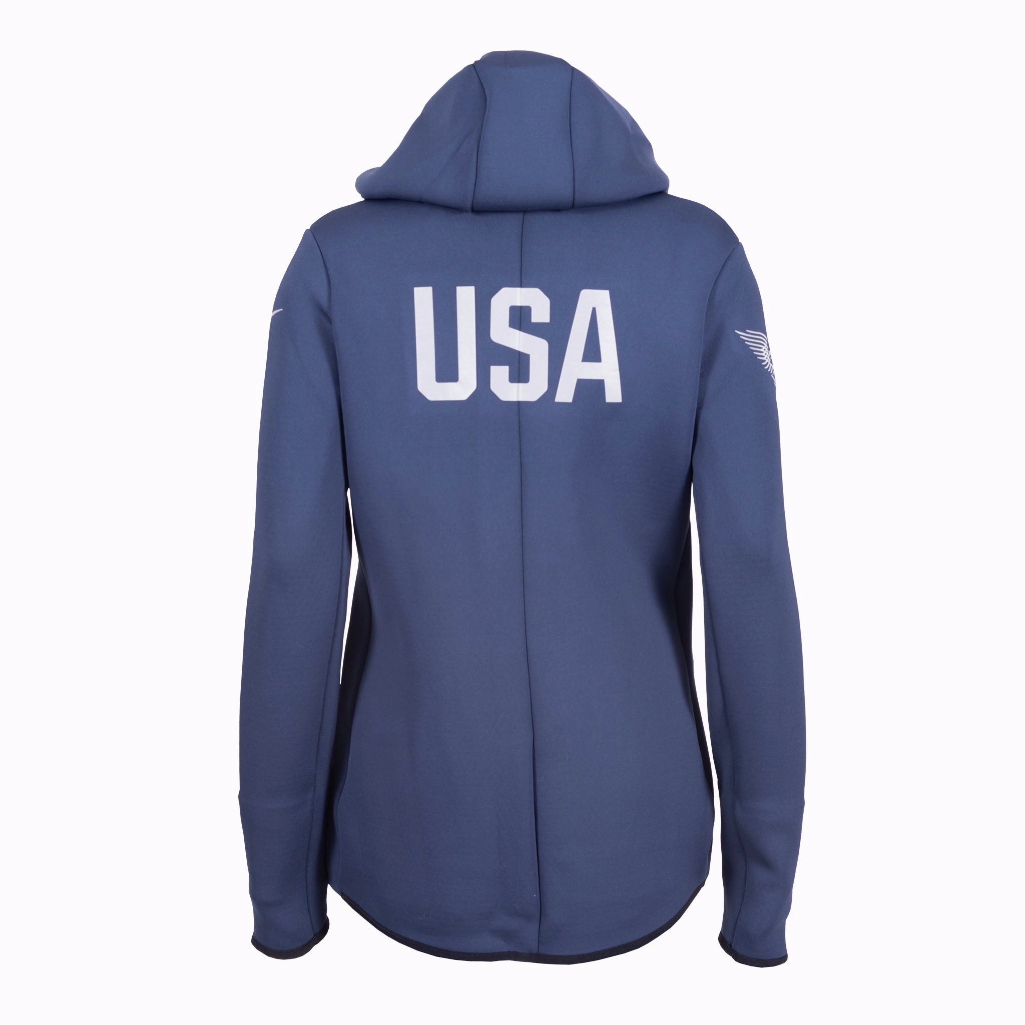Nike Official Team USATF Women's Therma Sphere Jacket Laser Cut Airflow Vents Functional Pocket