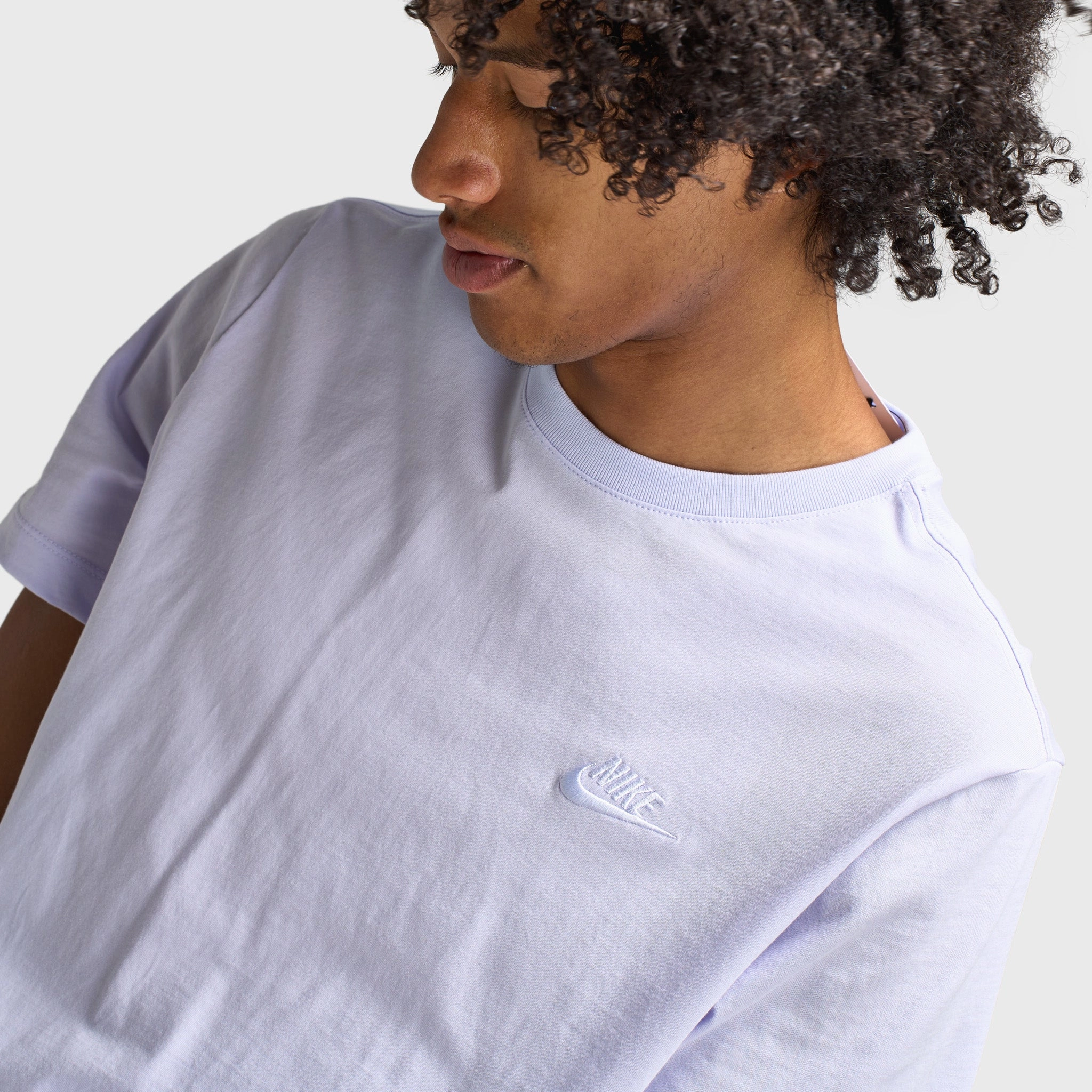 Nike Sportswear Club T-Shirt / Amethyst Mist Flexible Use High Quality